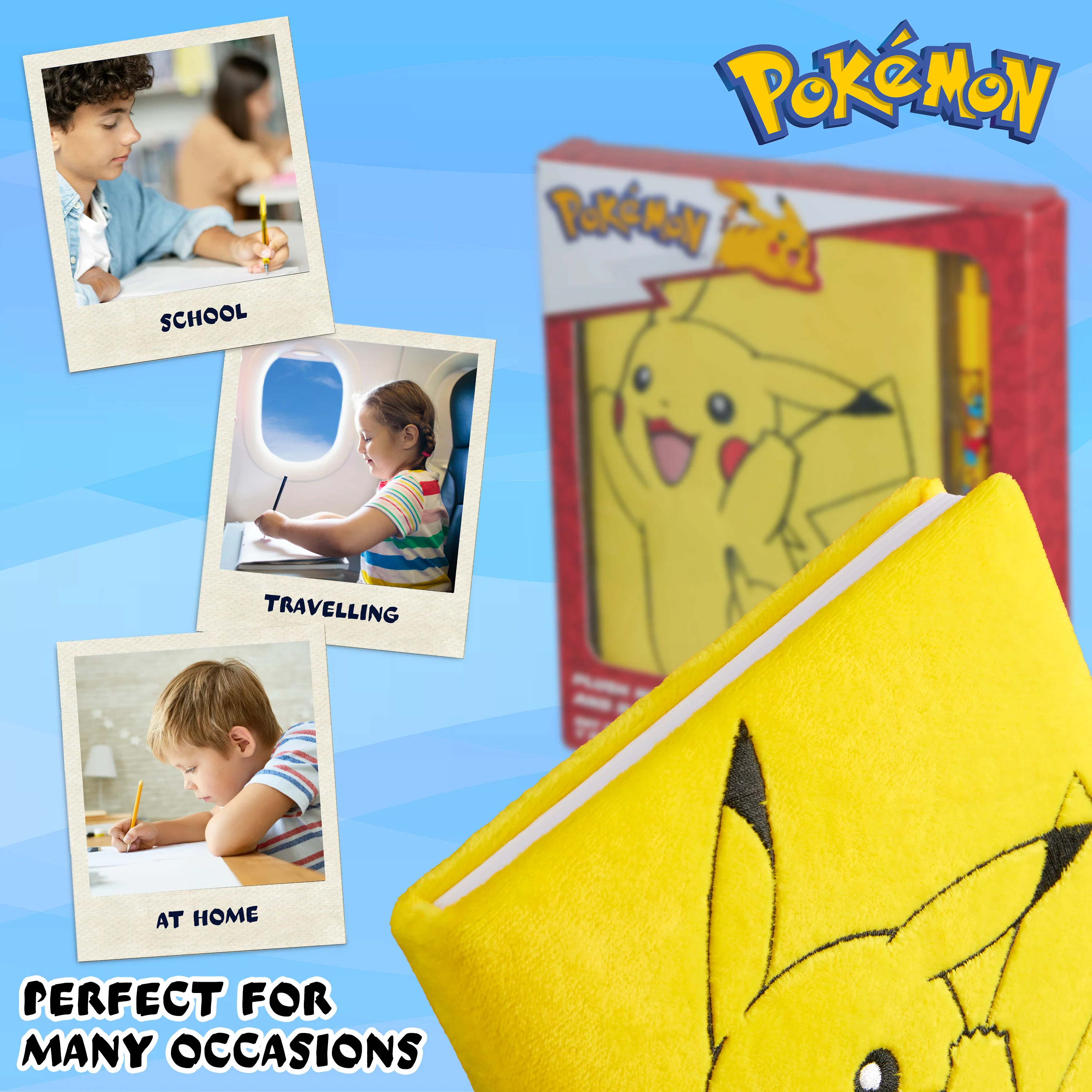 Pokemon Filled Pencil Case for Kids, Pikachu Filled Pencil Case Stationery Set - Anime Gifts - Image 4