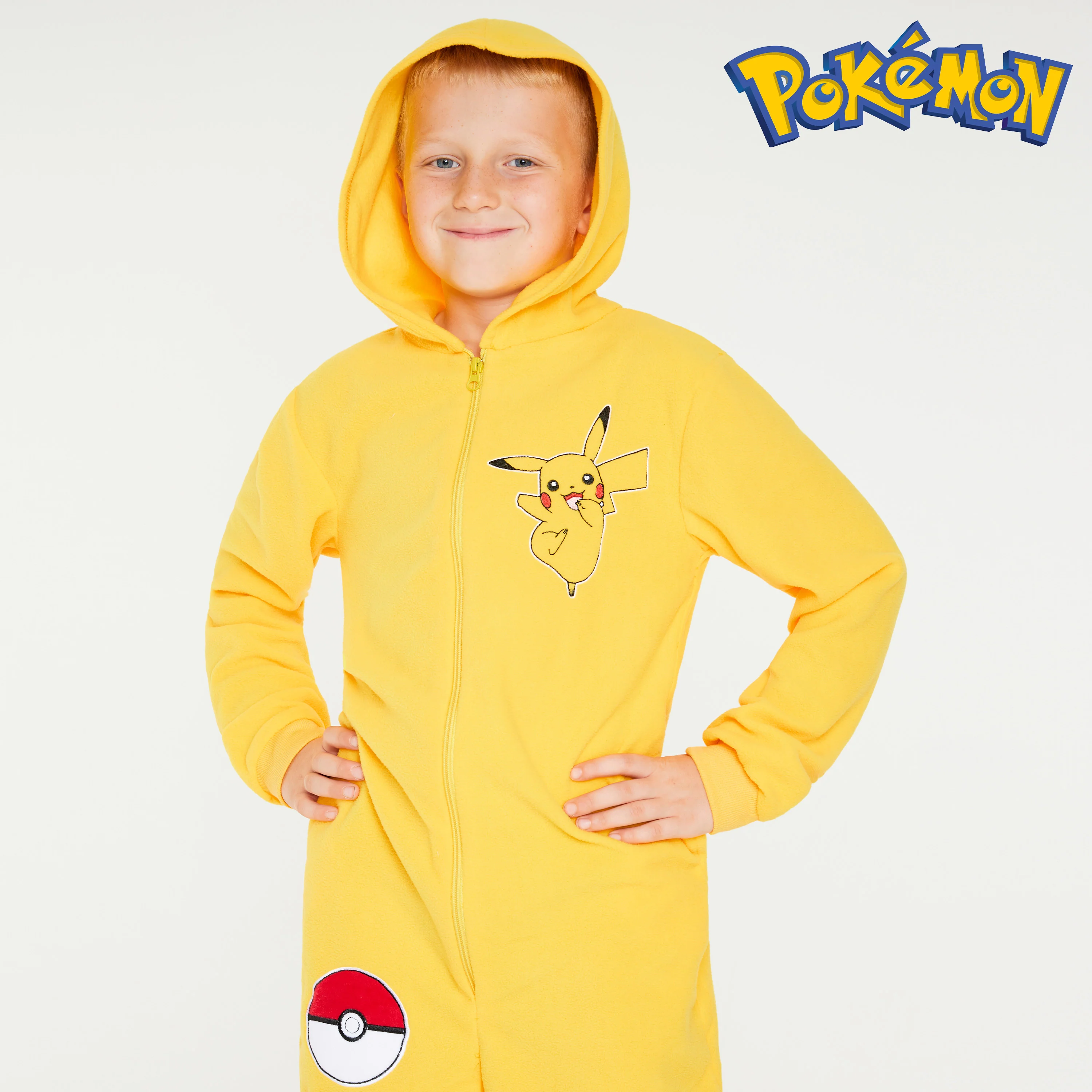 Pokemon Fleece Onesie for Boys - Pokemon Comfy Loungewear - Image 5