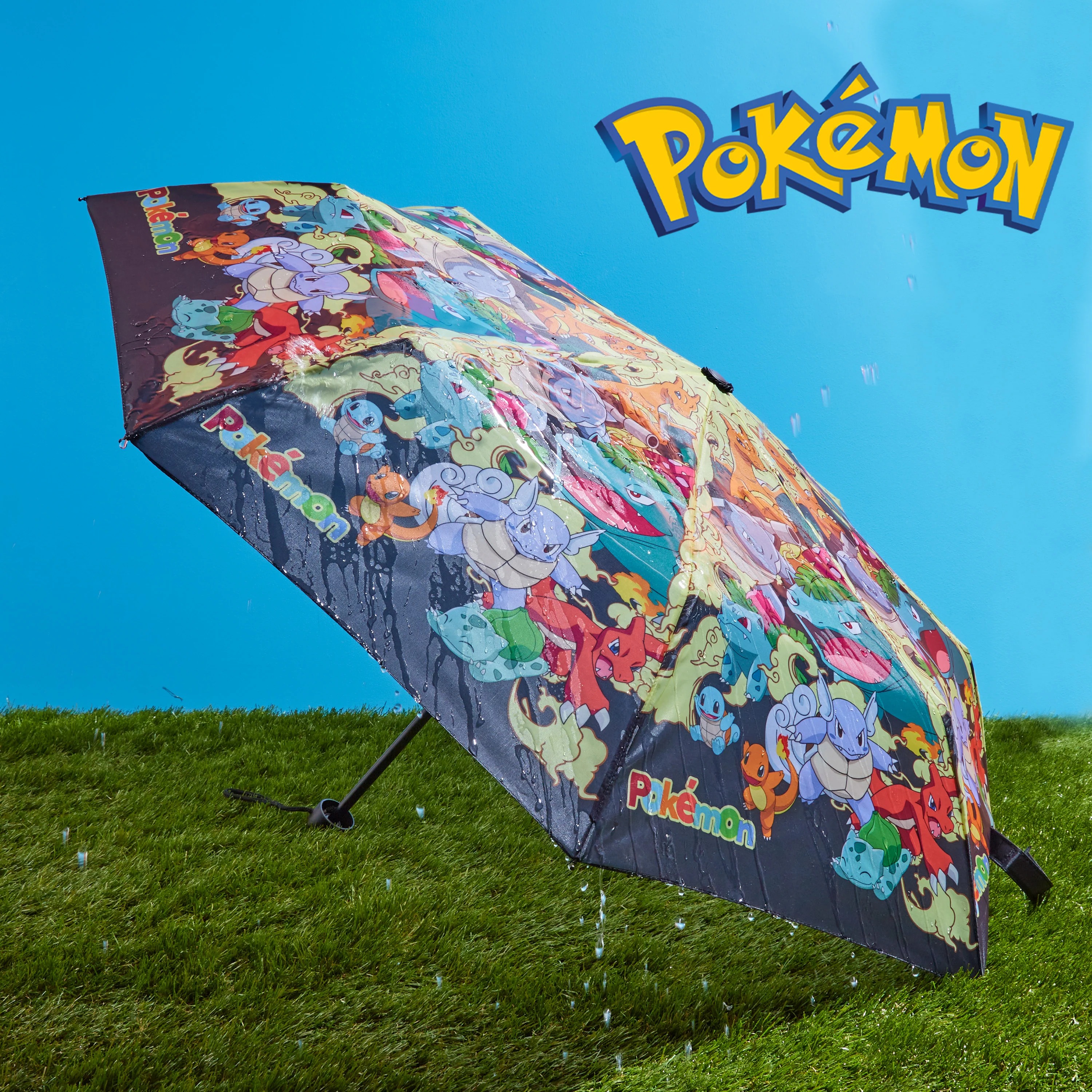 Pokemon Folding Umbrella, Telescopic Lightweight Umbrella - Image 2