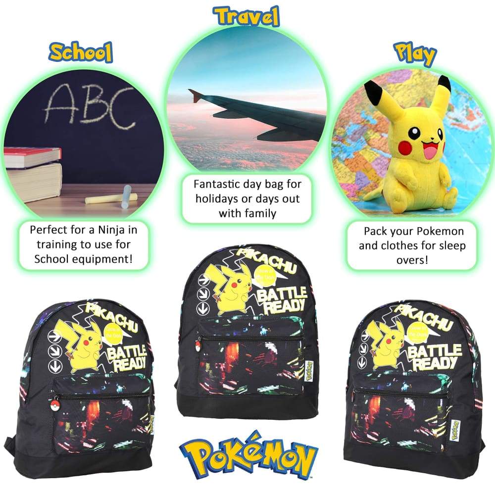 Pokémon Pikachu Kids School Bag - Image 4