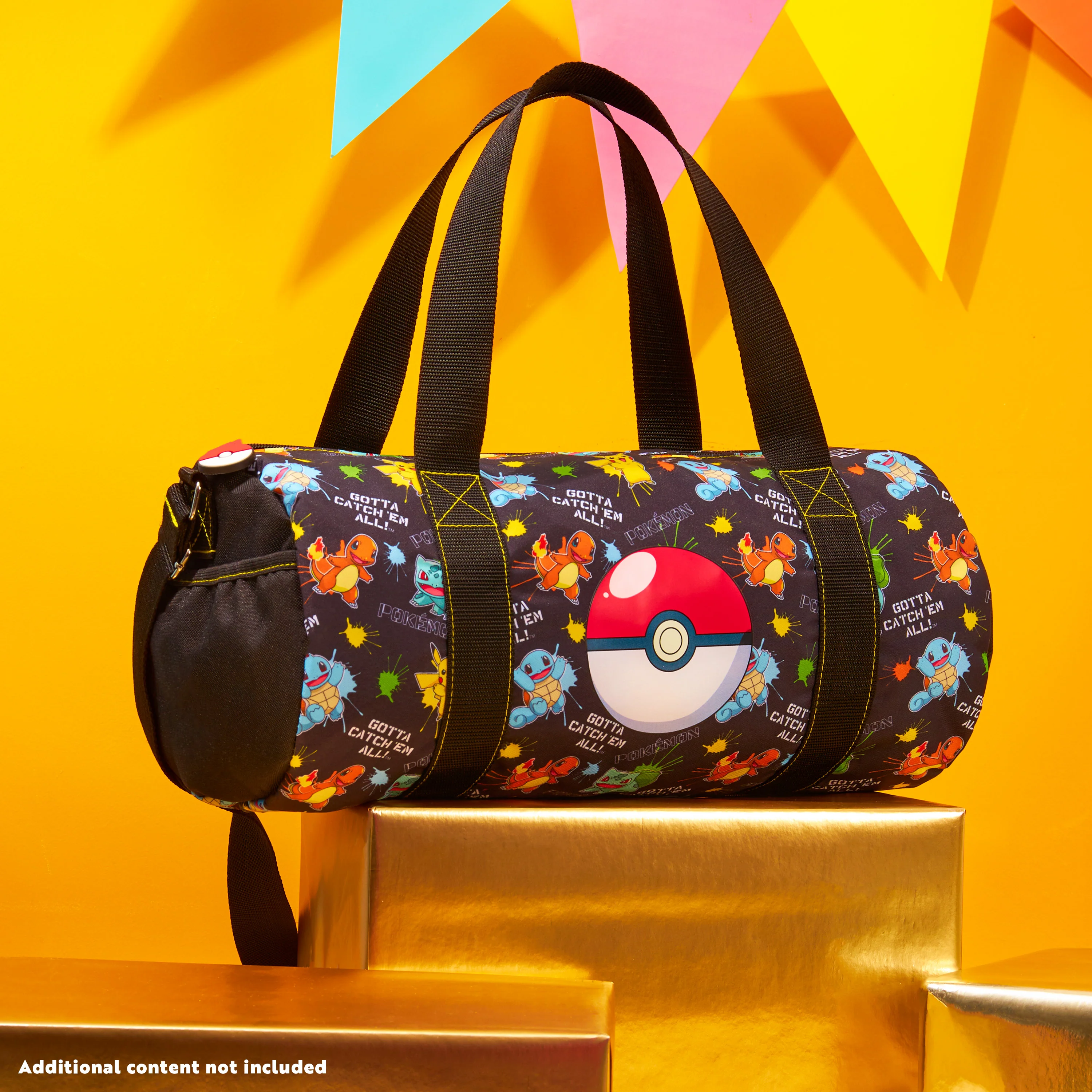 Pokemon Gym Bag for Kids, Pikachu Boys Duffle Bag Large Holdall - Image 2