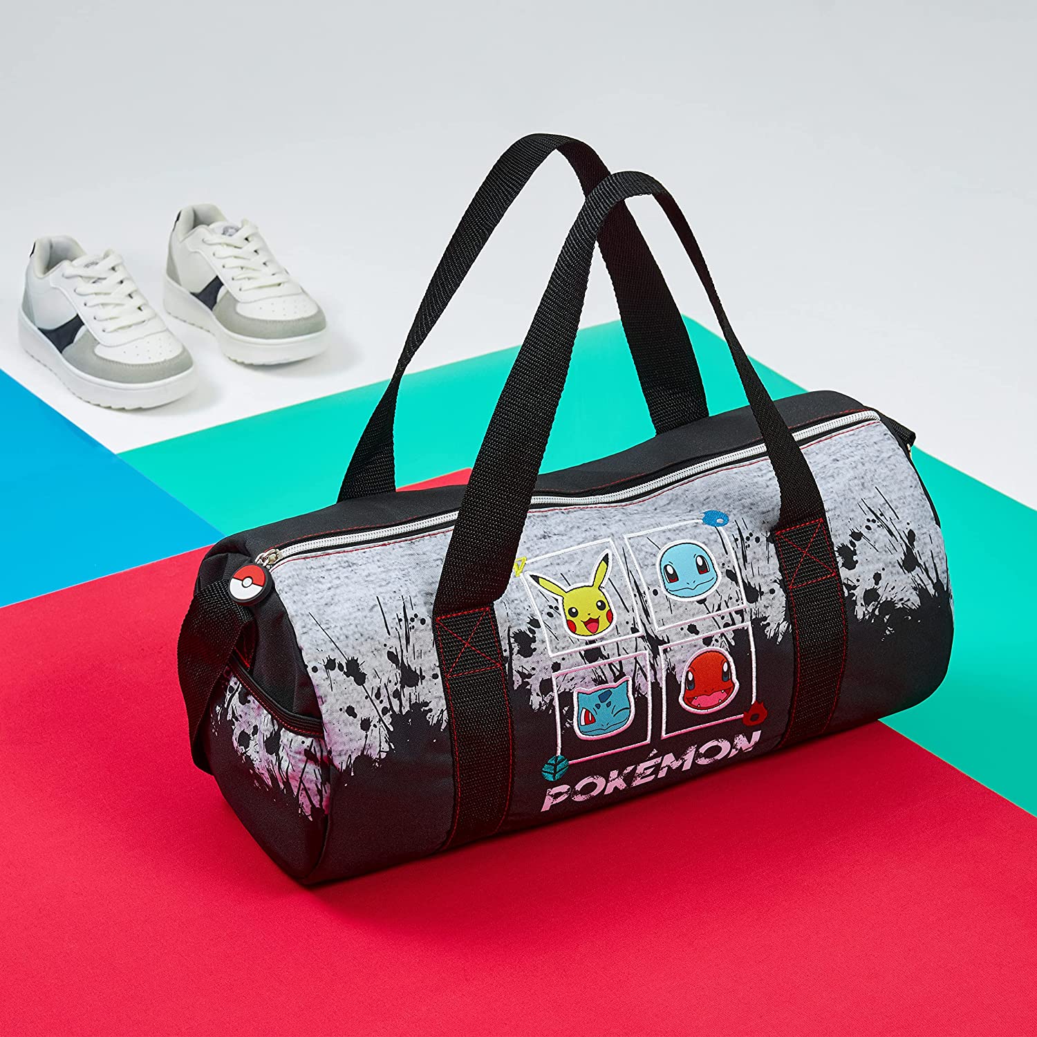 Pokemon Gym Bag for Kids, Pikachu Boys Duffle Bag Large Holdall - Image 3
