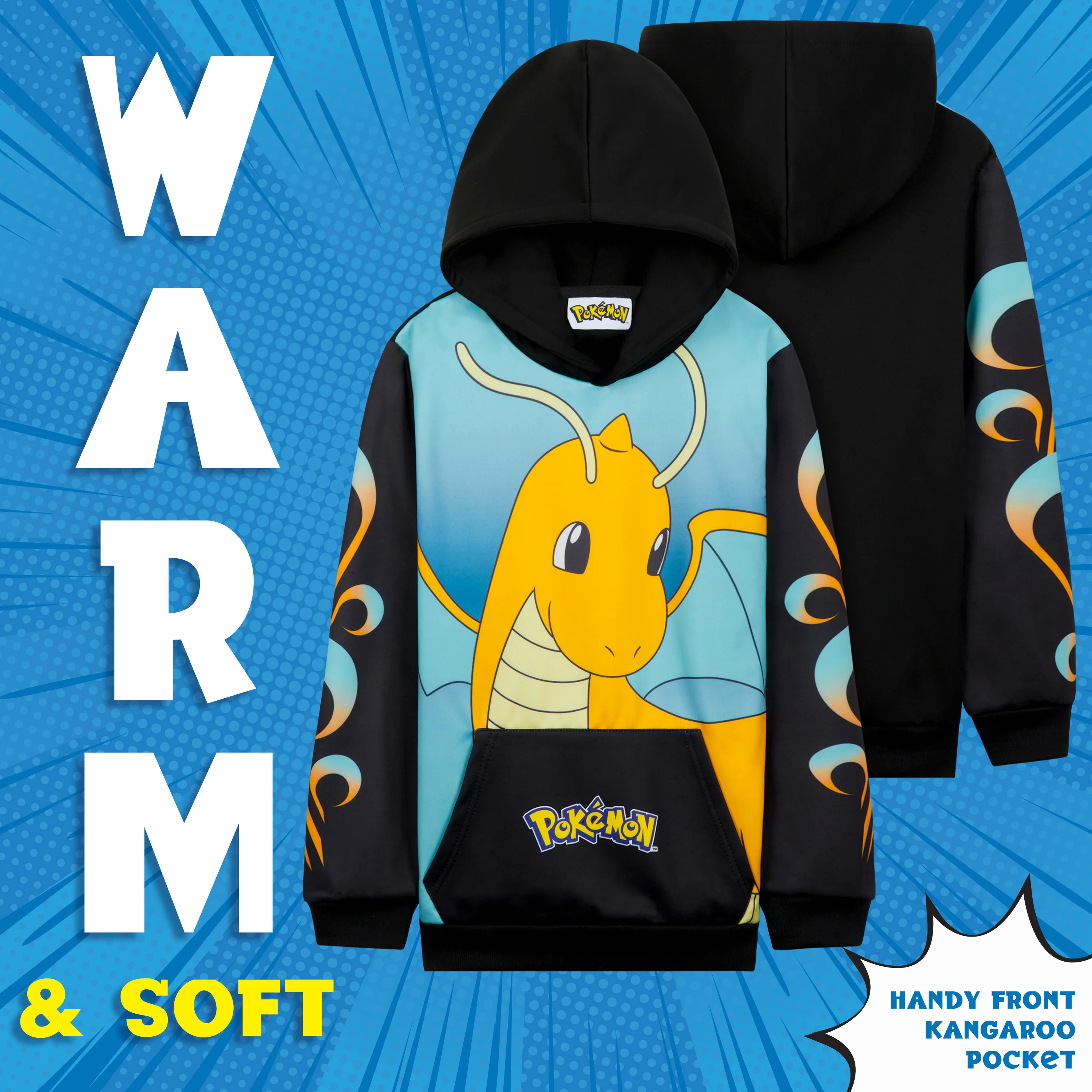 Pokemon Hoodie for Boys Teens, Hooded Sweatshir - Image 4