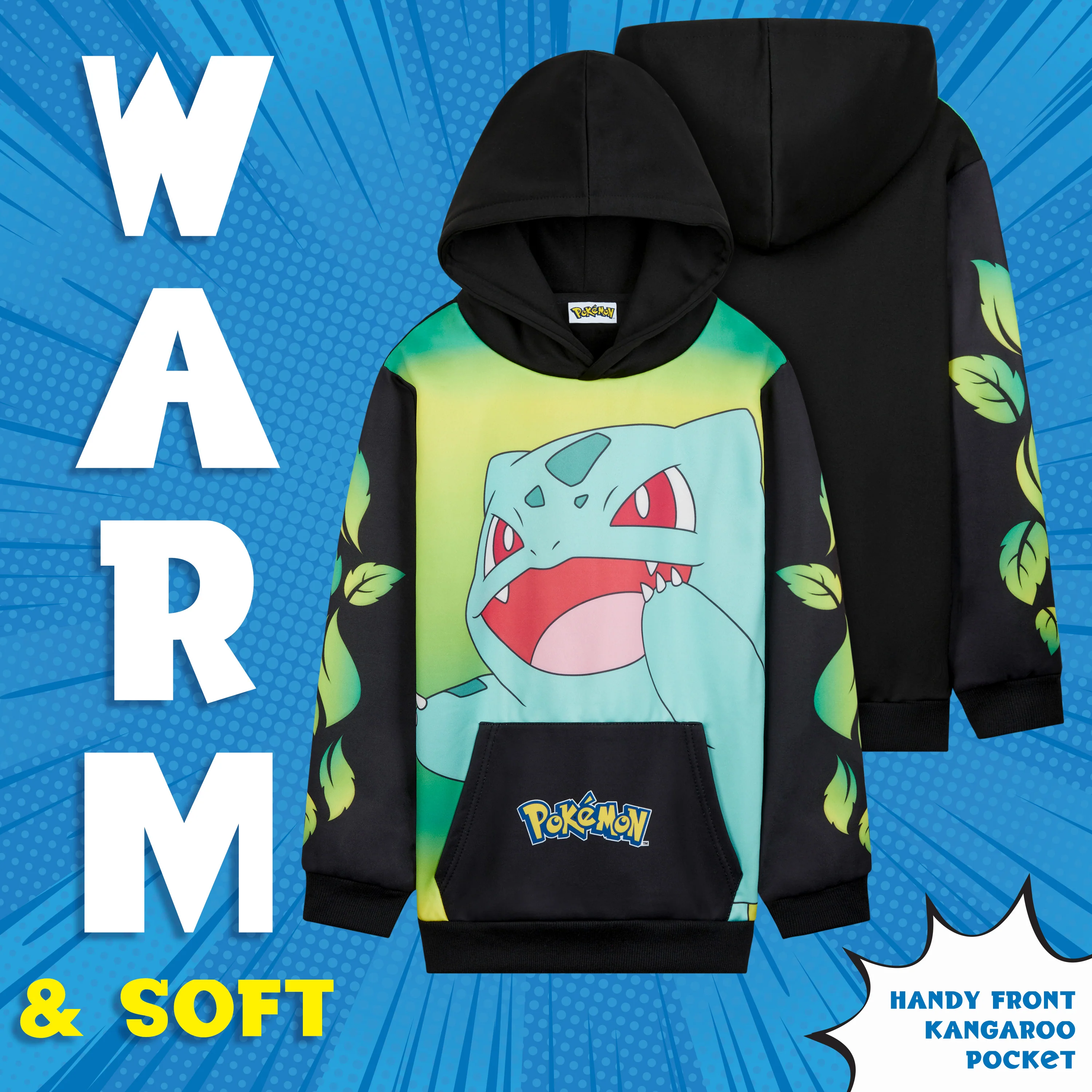 Pokemon Hoodie for Boys Teens, Hooded Sweatshirt - Image 4