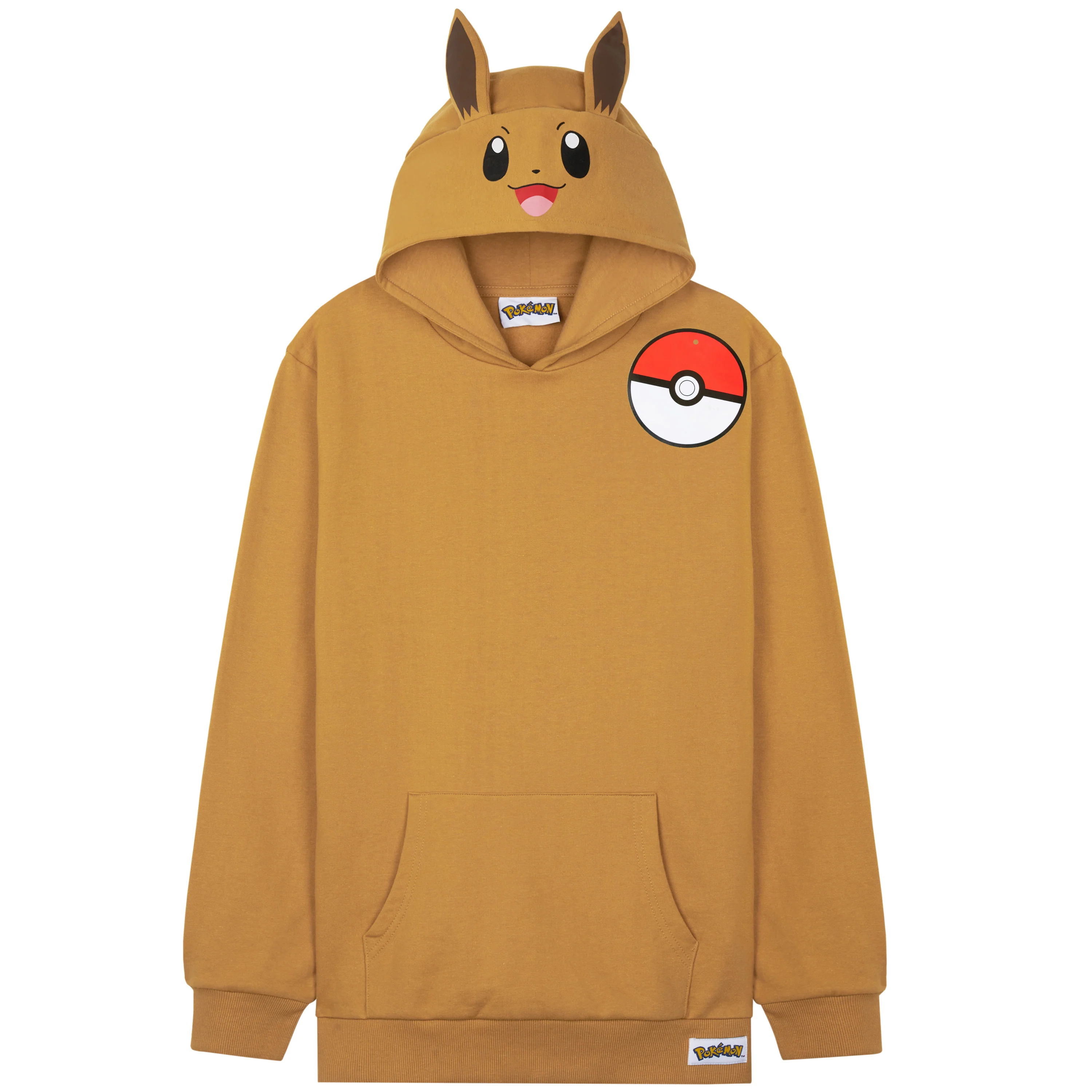 Pokemon Hoodie for Boys Teens, Hooded Sweatshirt, Eevee Pullover Casual