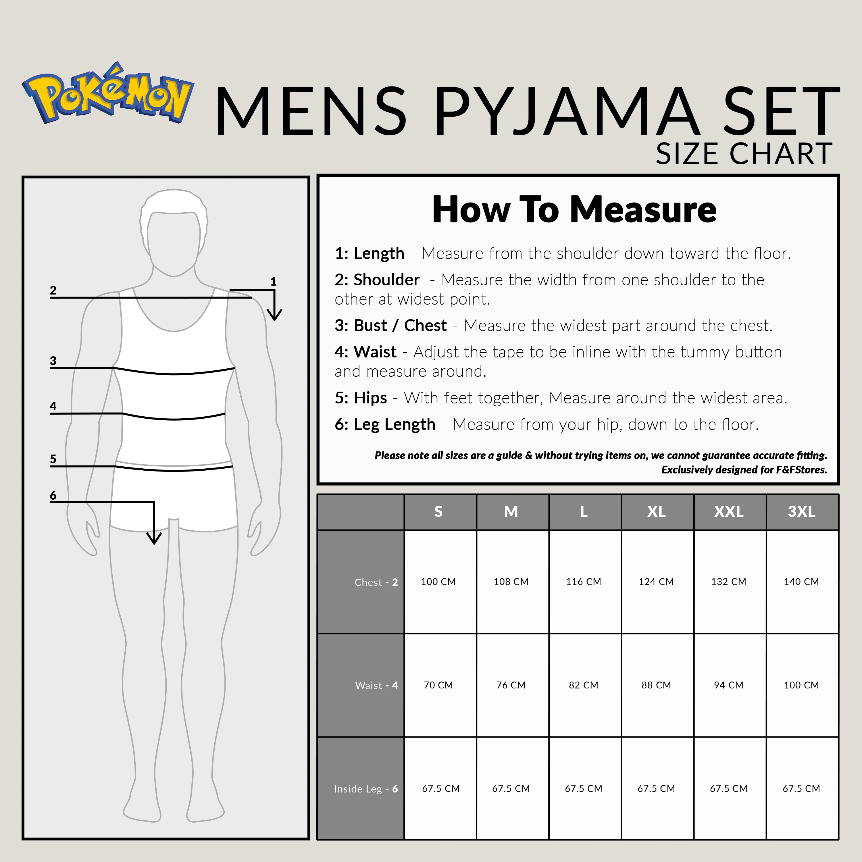 Pokemon Mens Pyjamas Set, Nightwear T-Shirt & Long Bottoms - Image 6