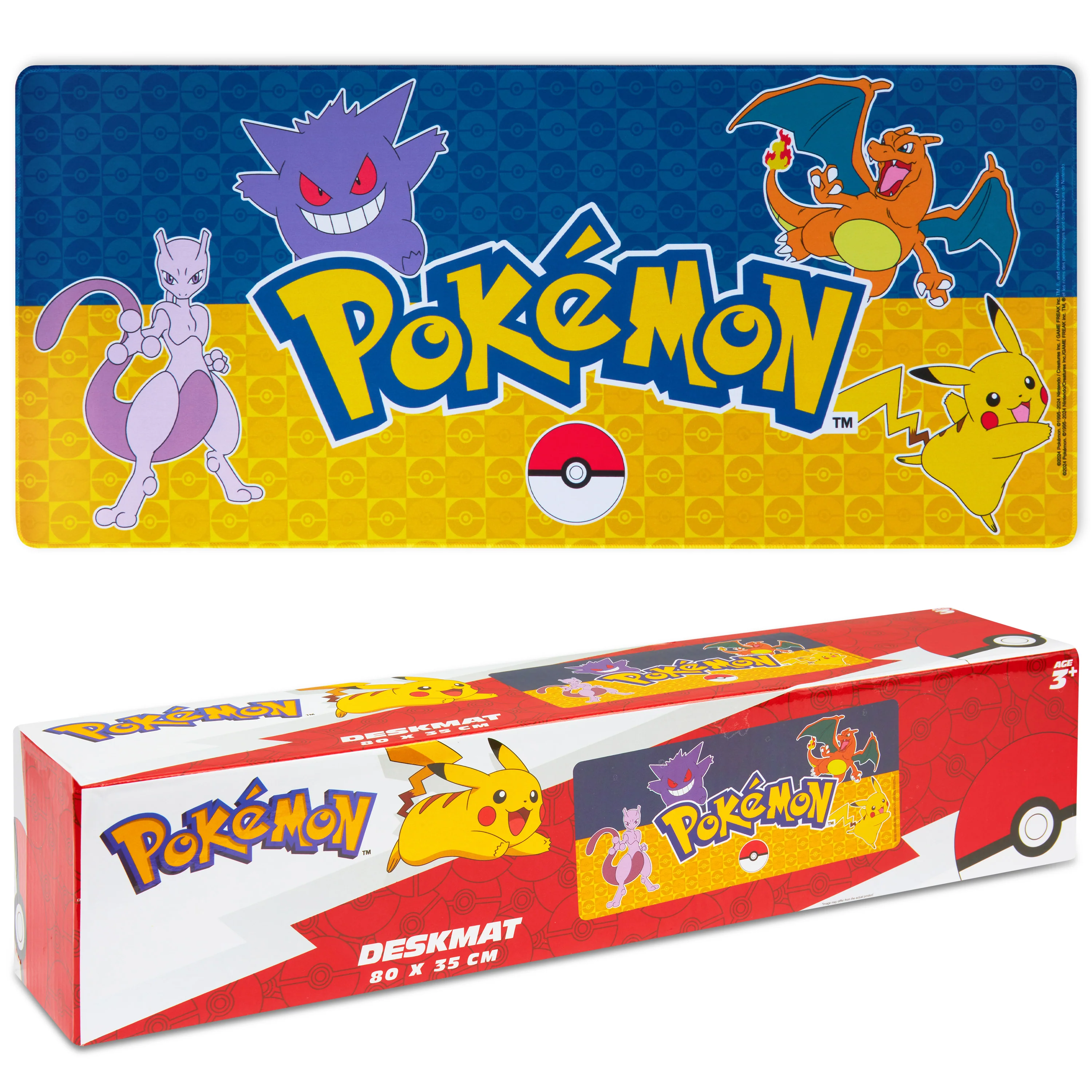 Pokemon Mouse Mat Large Desk Mat PC Keyboard Laptop Mouse Pad 80 x 35cm
