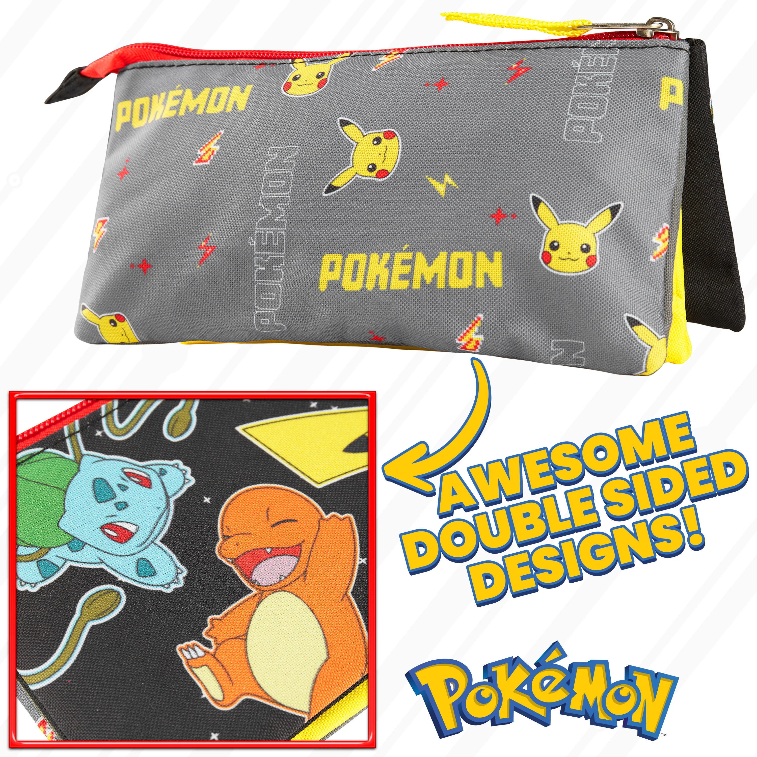 Pokemon Pencil Case for Boys, Pikachu School Supplies - Image 3