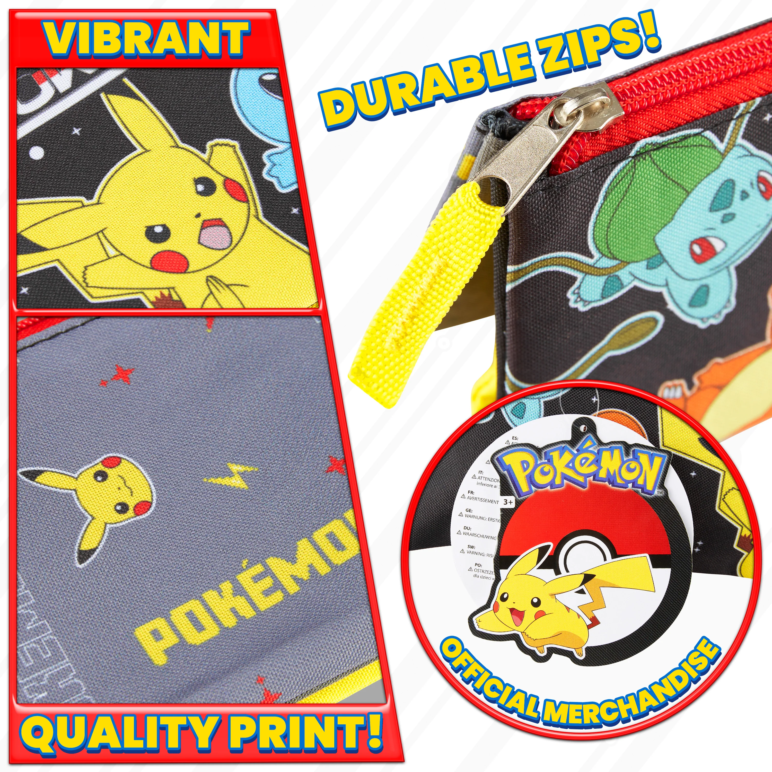 Pokemon Pencil Case for Boys, Pikachu School Supplies - Image 6
