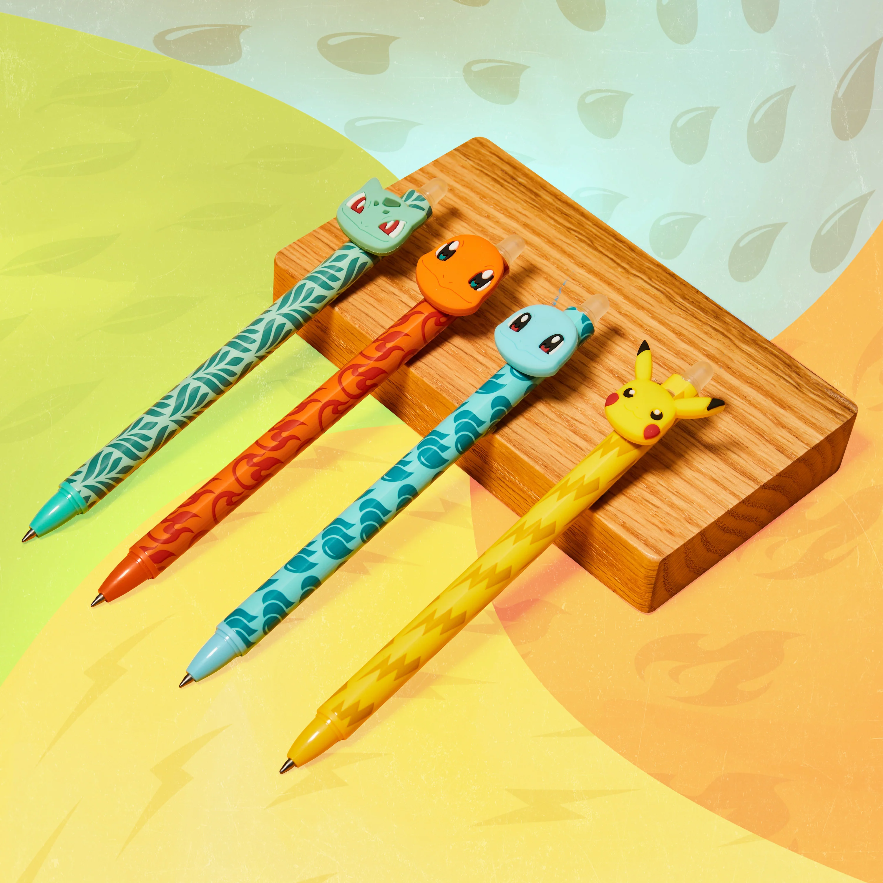 Pokemon Pens Set of 4 Erasable Pens Pikachu School Supplies Stationery Set Ballpoint Pens with Blue Ink Anime Gifts for Kids - Image 4