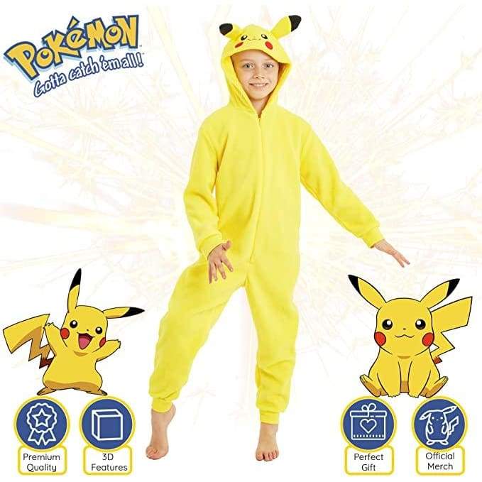 Pokemon Onesie - Pikachu Sleepwear for Boys & Girls - Image 4