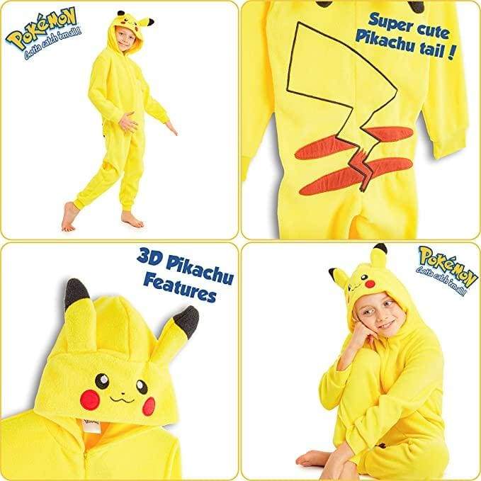 Pokemon Onesie - Pikachu Sleepwear for Boys & Girls - Image 6