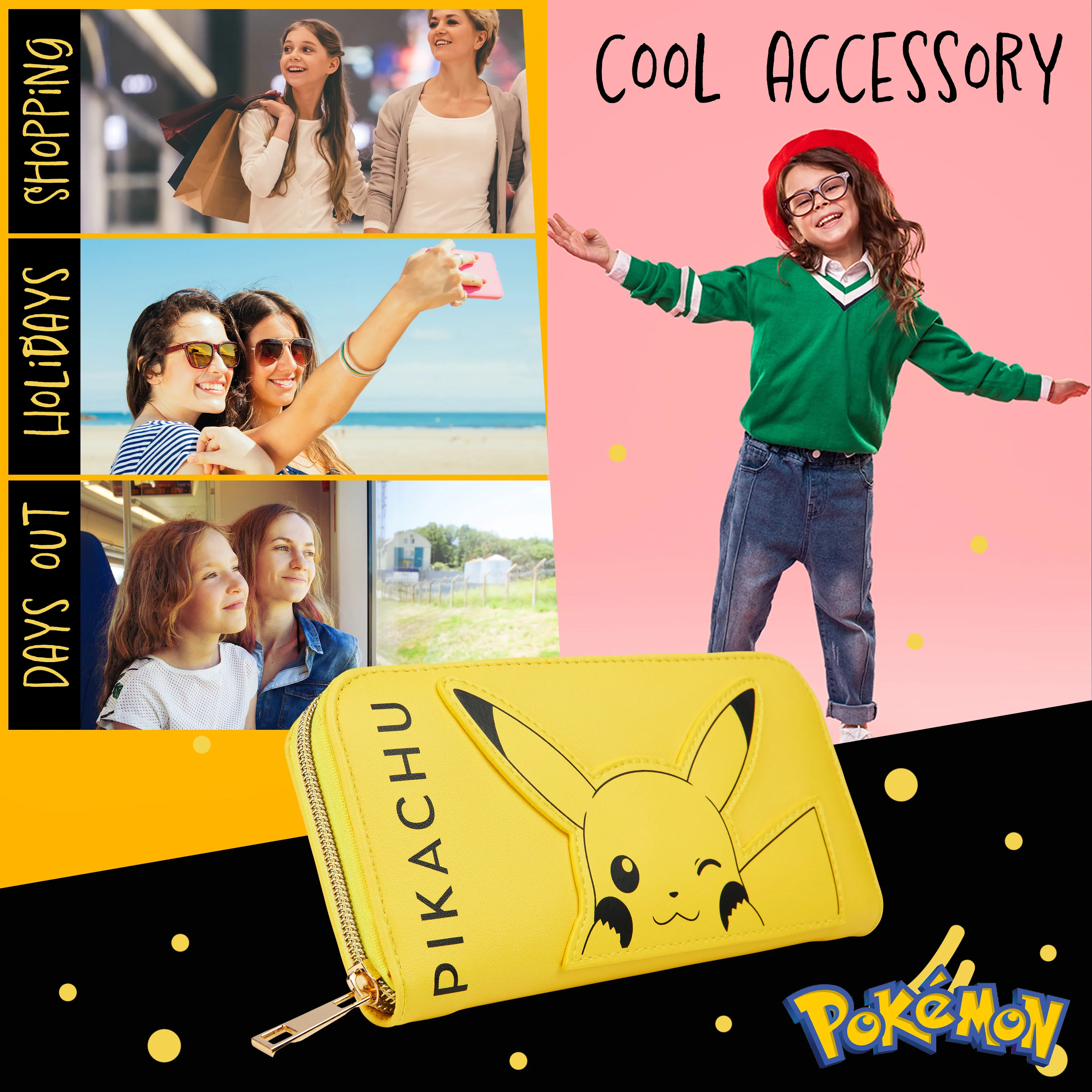 Pokemon Purses for Women Teenagers Girls - Large Ladies Purse - Image 4