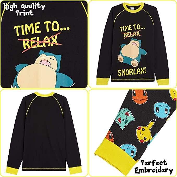 Pokemon Pyjama for Boys - 2 Piece Set with Long Sleeve - Image 7