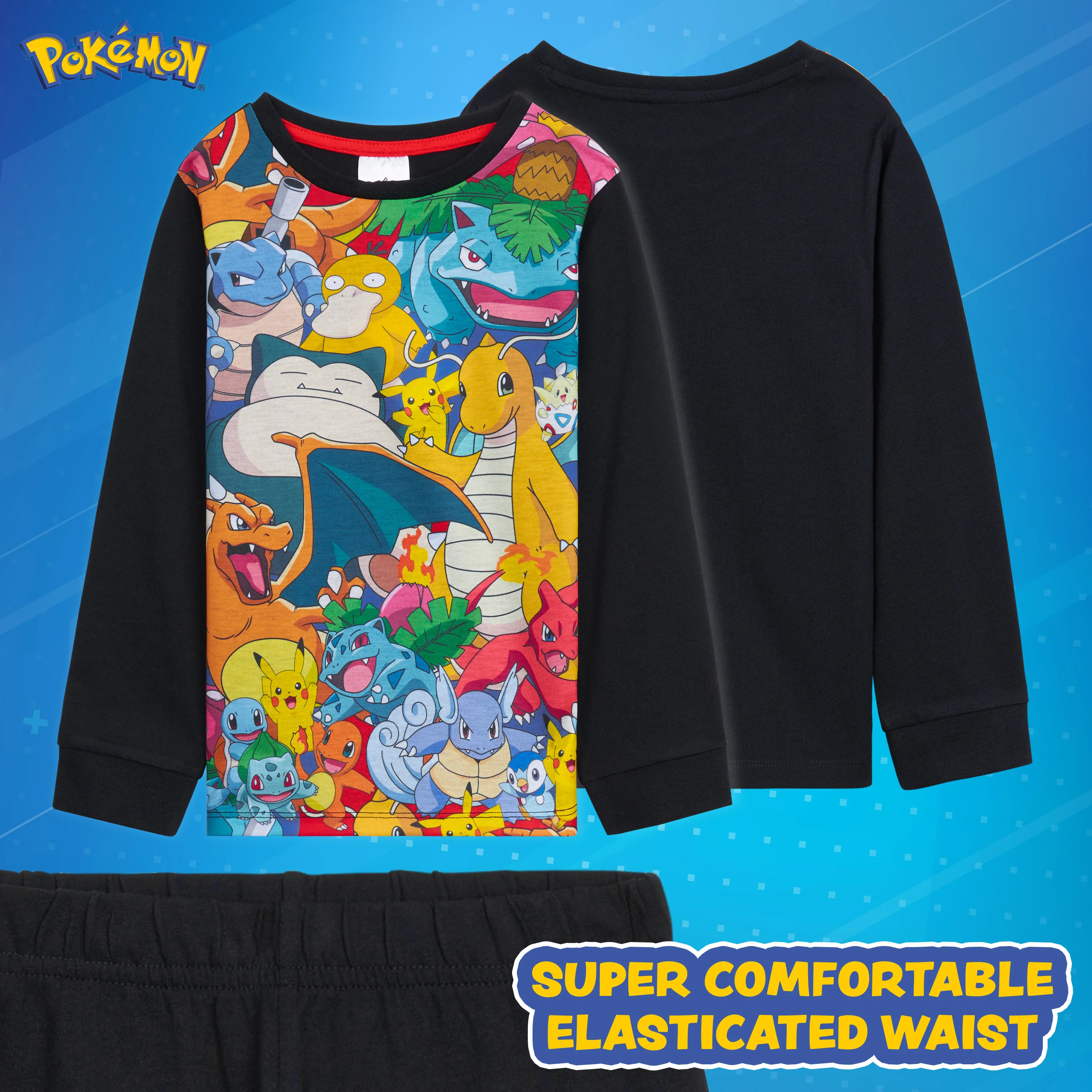 Pokemon Pyjamas for Kids, Pikachu Boys Pyjamas Set, Pokemon Gifts - Image 6