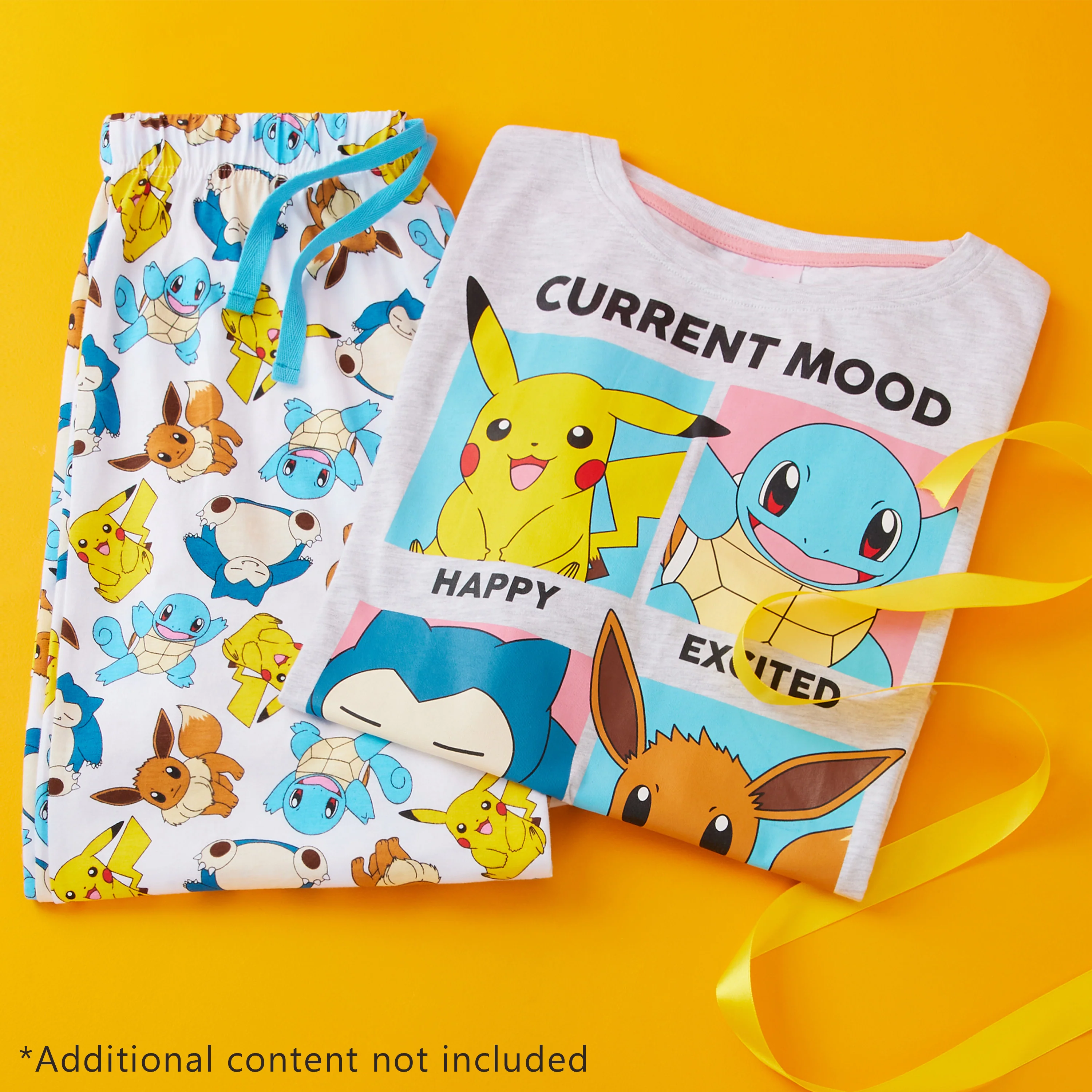 Pokemon Pyjamas for Women and Teenagers - Pikachu Nightwear T-Shirt & Long Bottoms - Image 3