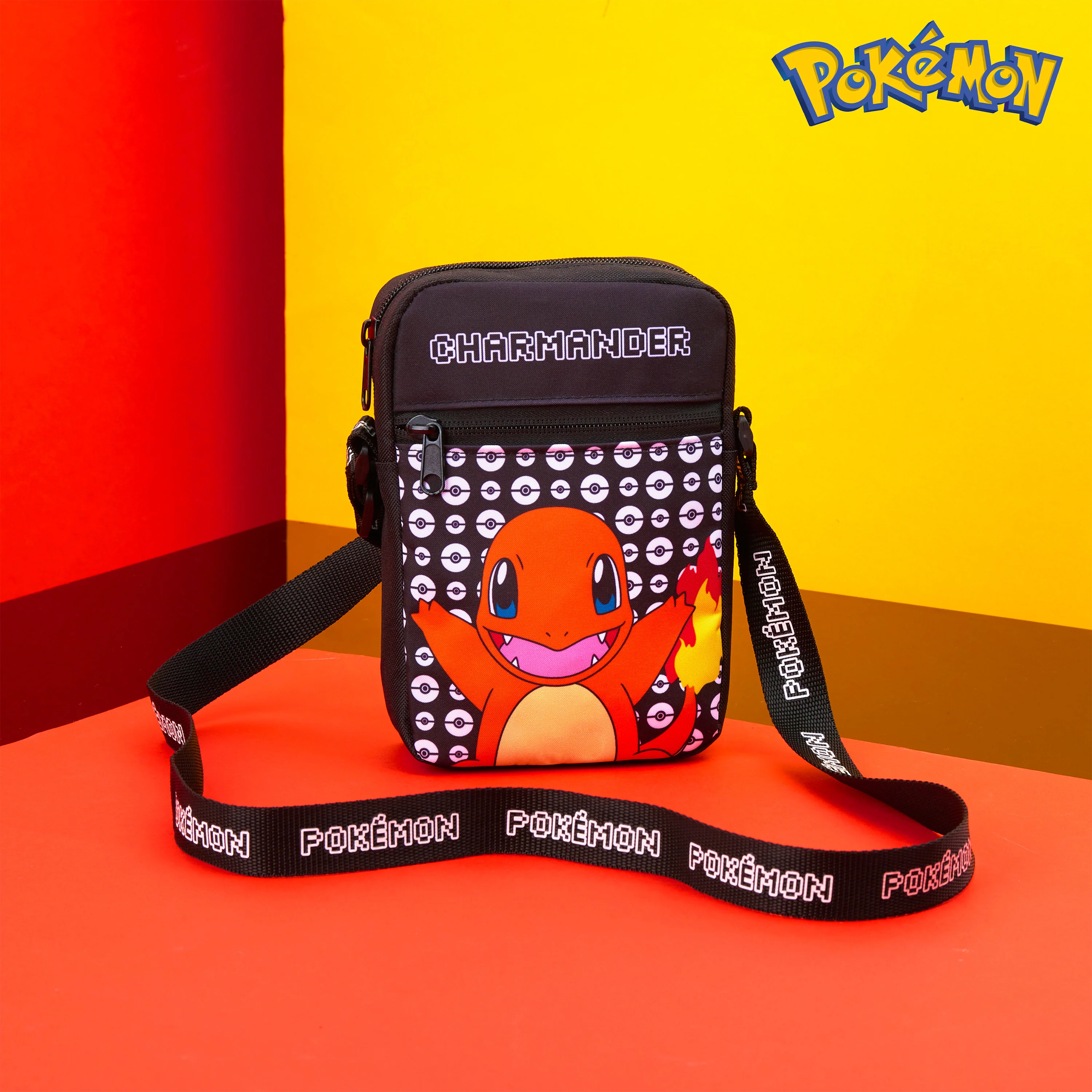 Pokemon Shoulder Bag Cross Body Bag for Kids - Adjustable Strap Kids Charmander - Image 2