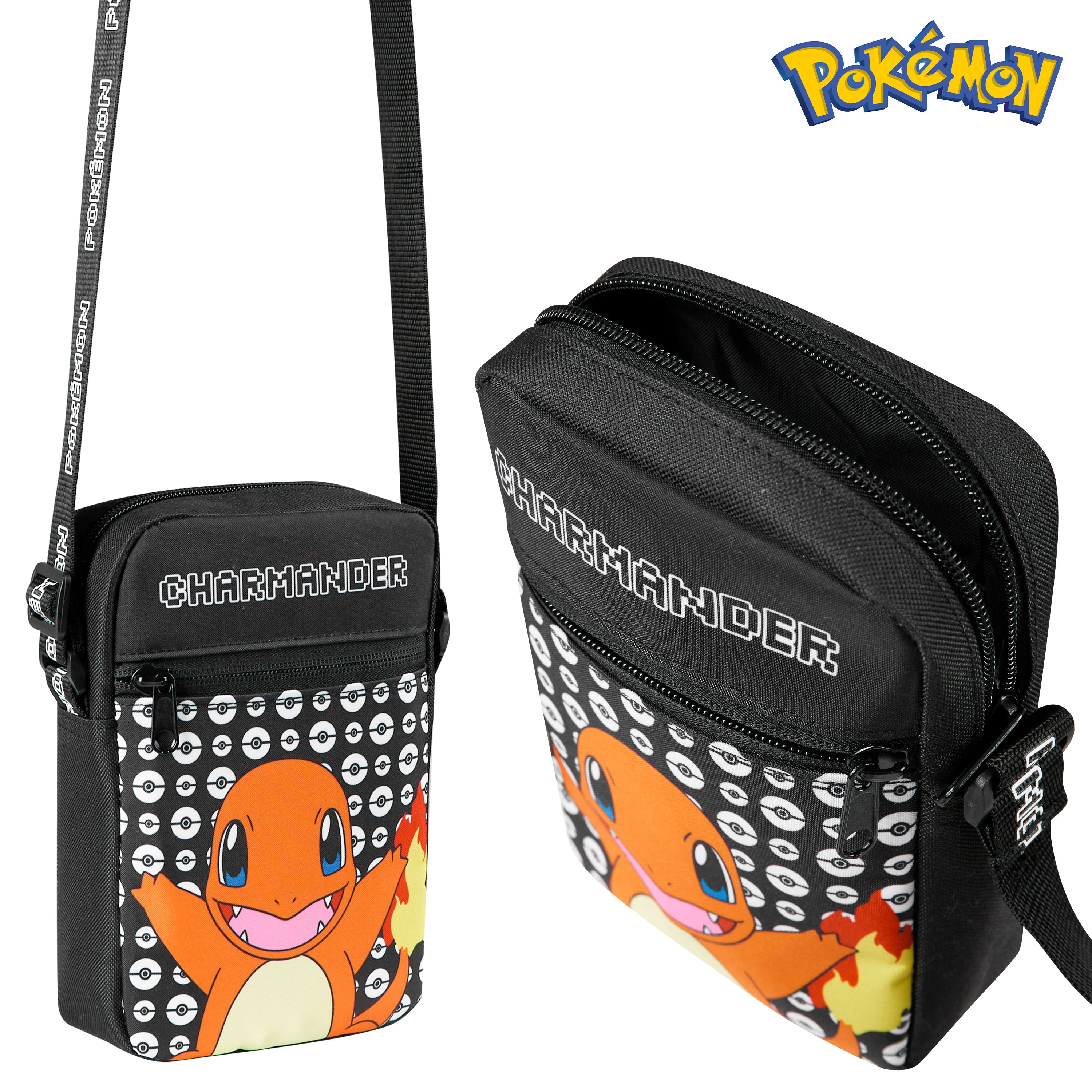 Pokemon Shoulder Bag Cross Body Bag for Kids - Adjustable Strap Kids Charmander - Image 4