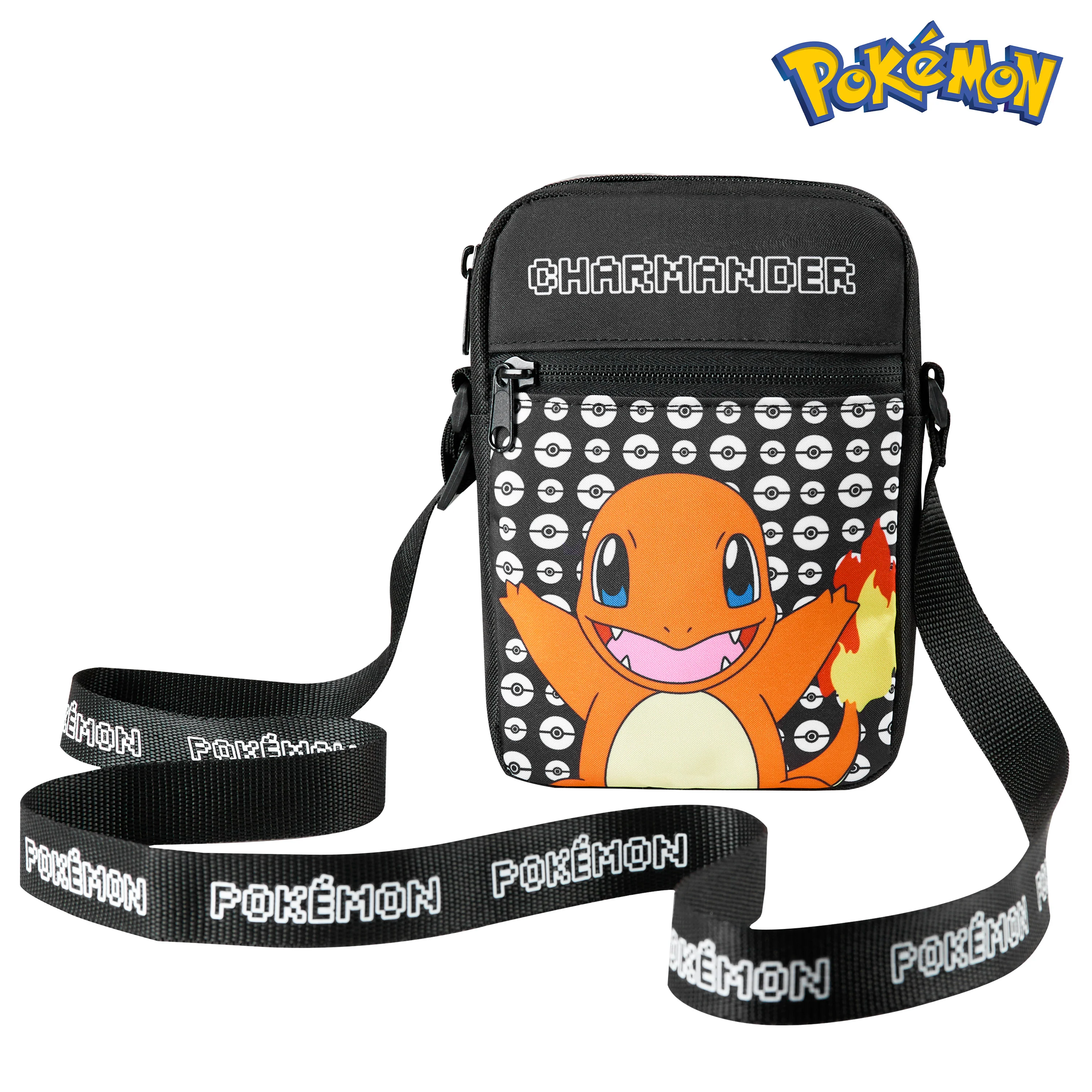 Pokemon Shoulder Bag Cross Body Bag for Kids - Adjustable Strap Kids Charmander - Image 5