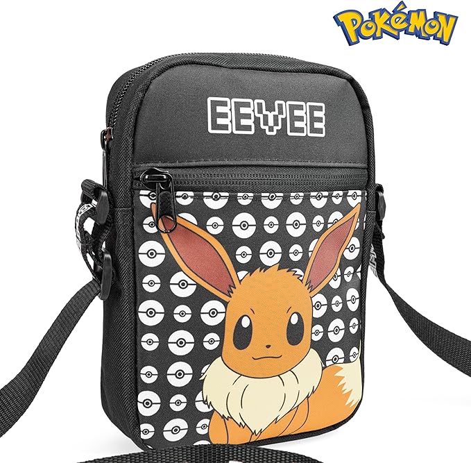 Pokemon Shoulder Bag Cross Body Bag for Kids - Adjustable Strap Kids - Eevee - Image 4