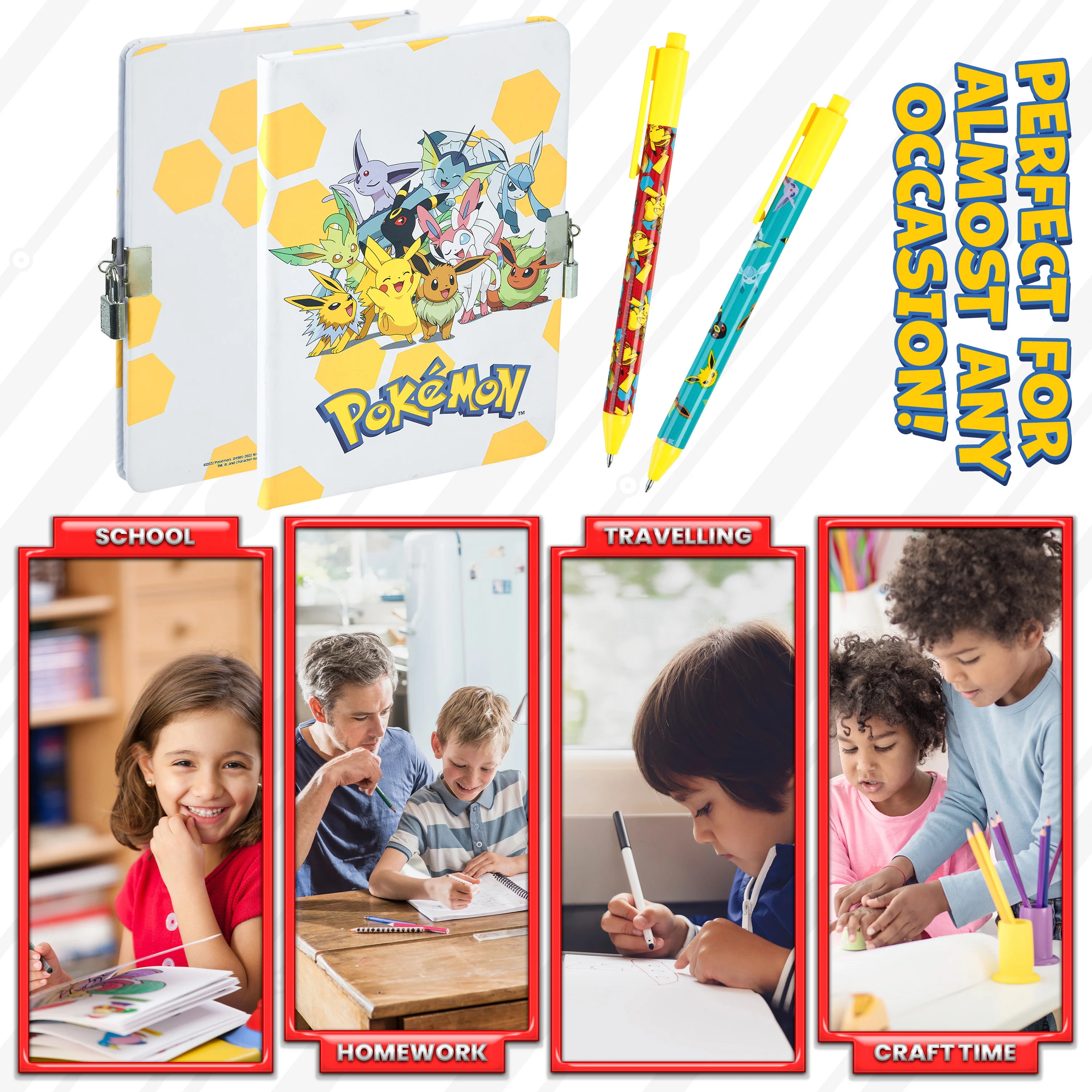 Pokemon Stationery Supplies Set - Notebook/Pen Set - Image 5