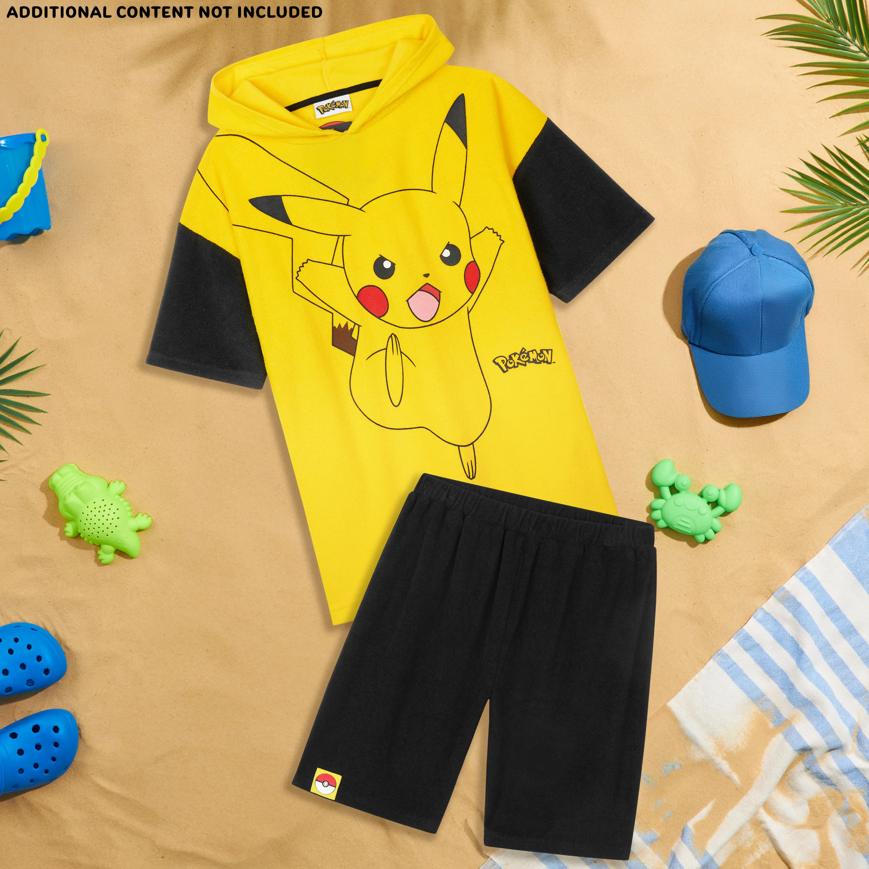 Pokemon Top and Shorts Boys Towelling 2 Pcs Set - Image 5