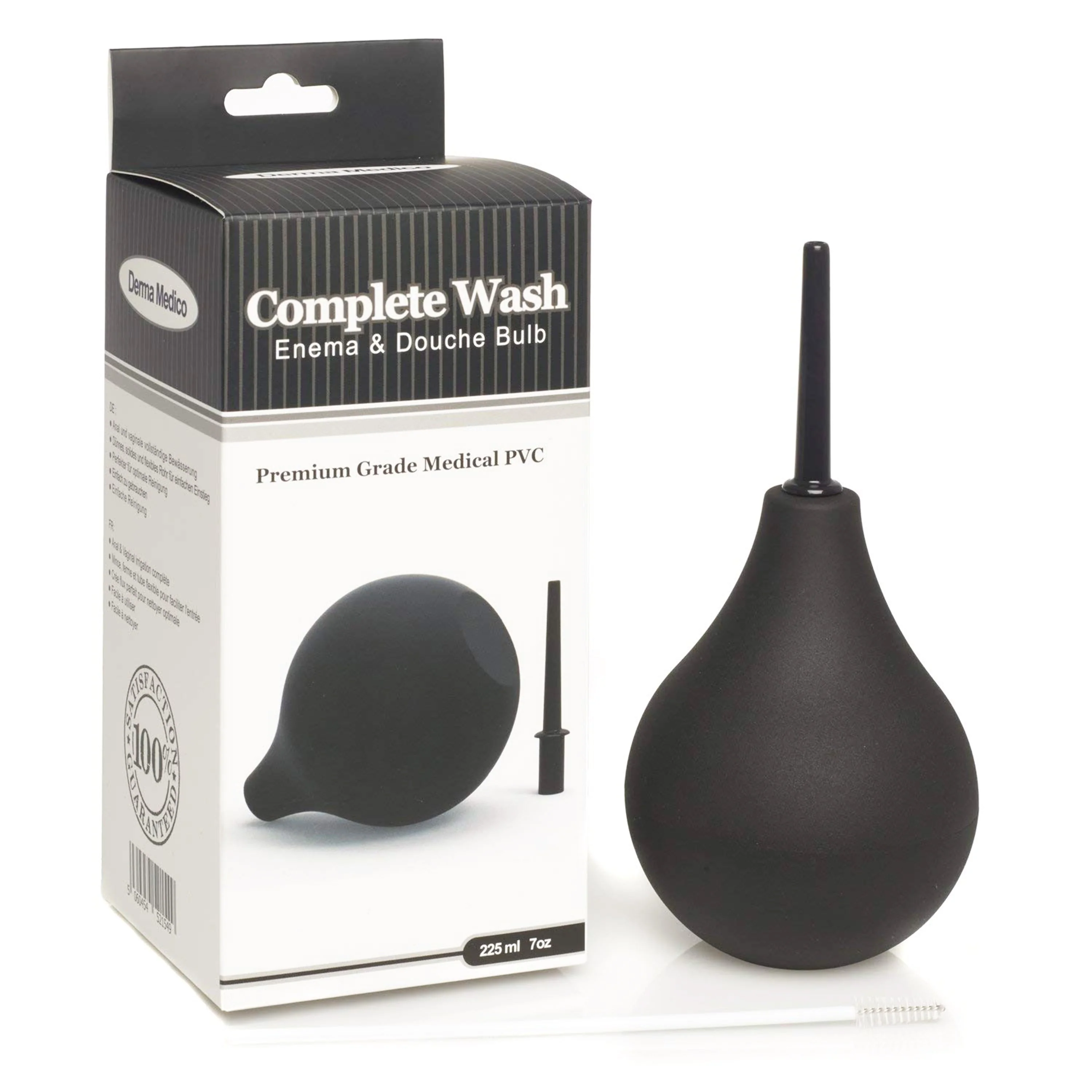 Premium Enema Bulb Douche Safe Comfortable Nozzle Silicone Enema Kit
