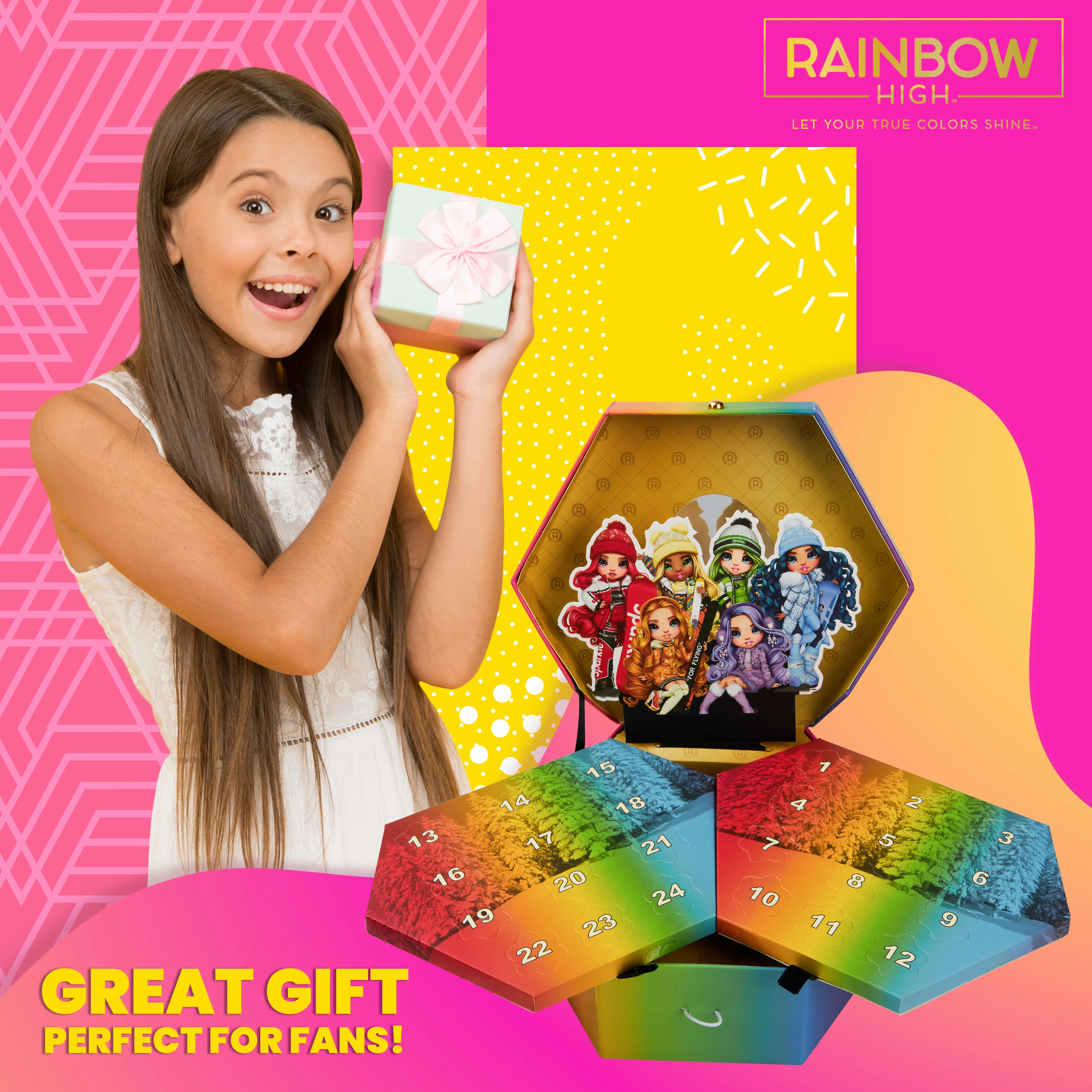 Rainbow High Advent Calendar 2025 for Girls - Jewellery Advent Calendar - Image 3