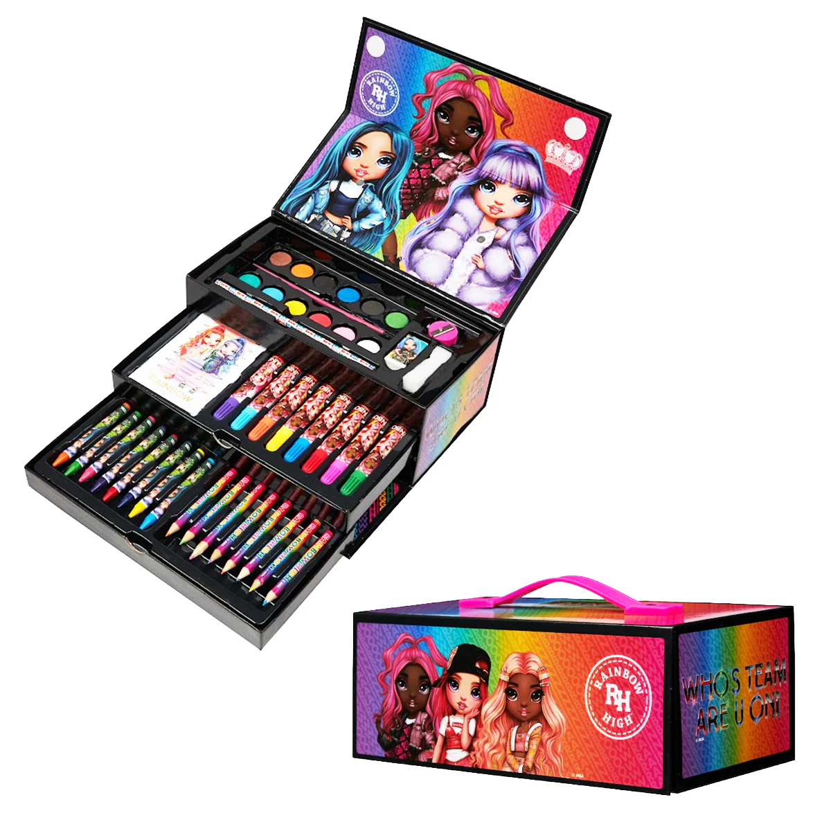 Rainbow High Art Set Kids 40 Plus Pieces Kids Colouring Sets