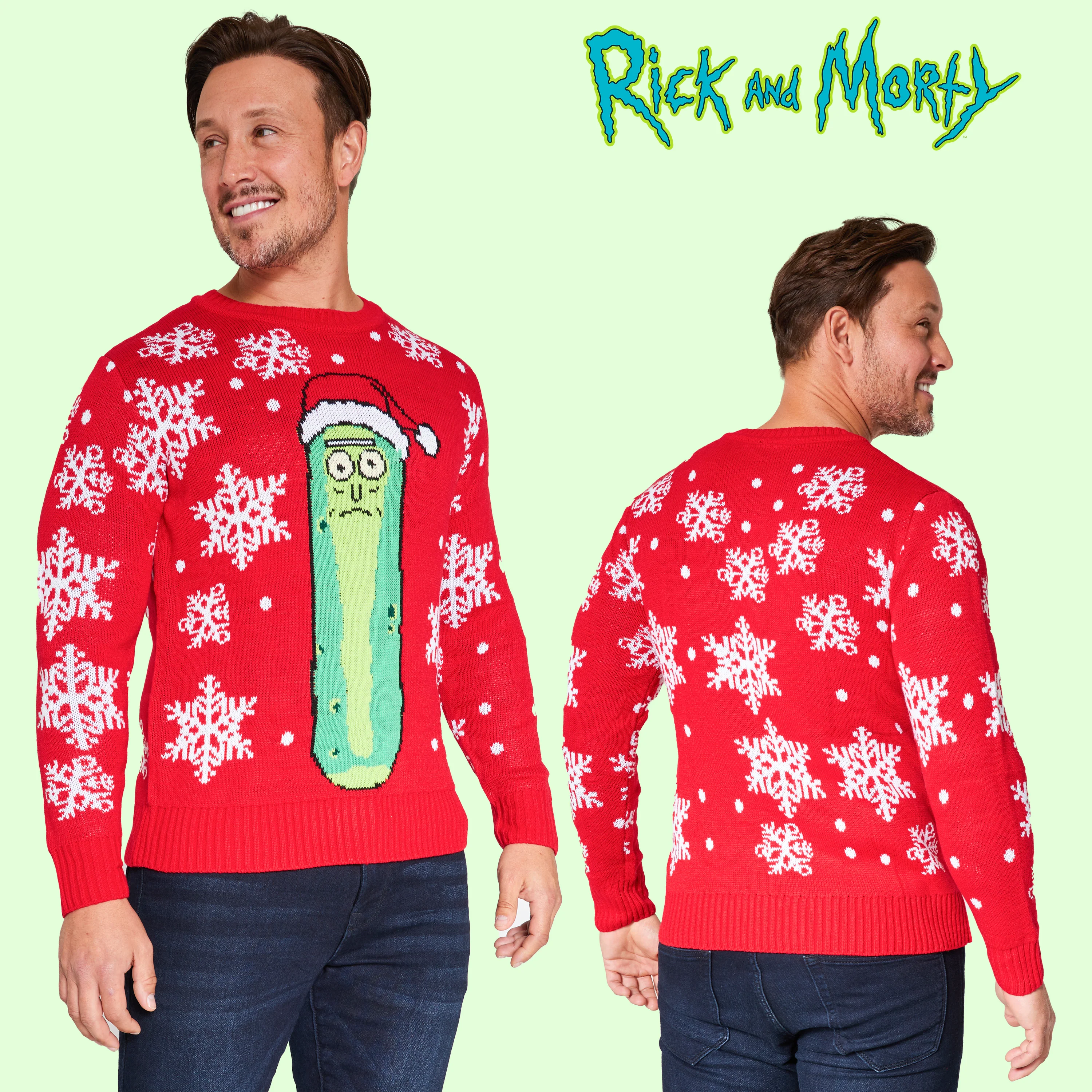 RICK AND MORTY Christmas Jumper for Men - Image 5