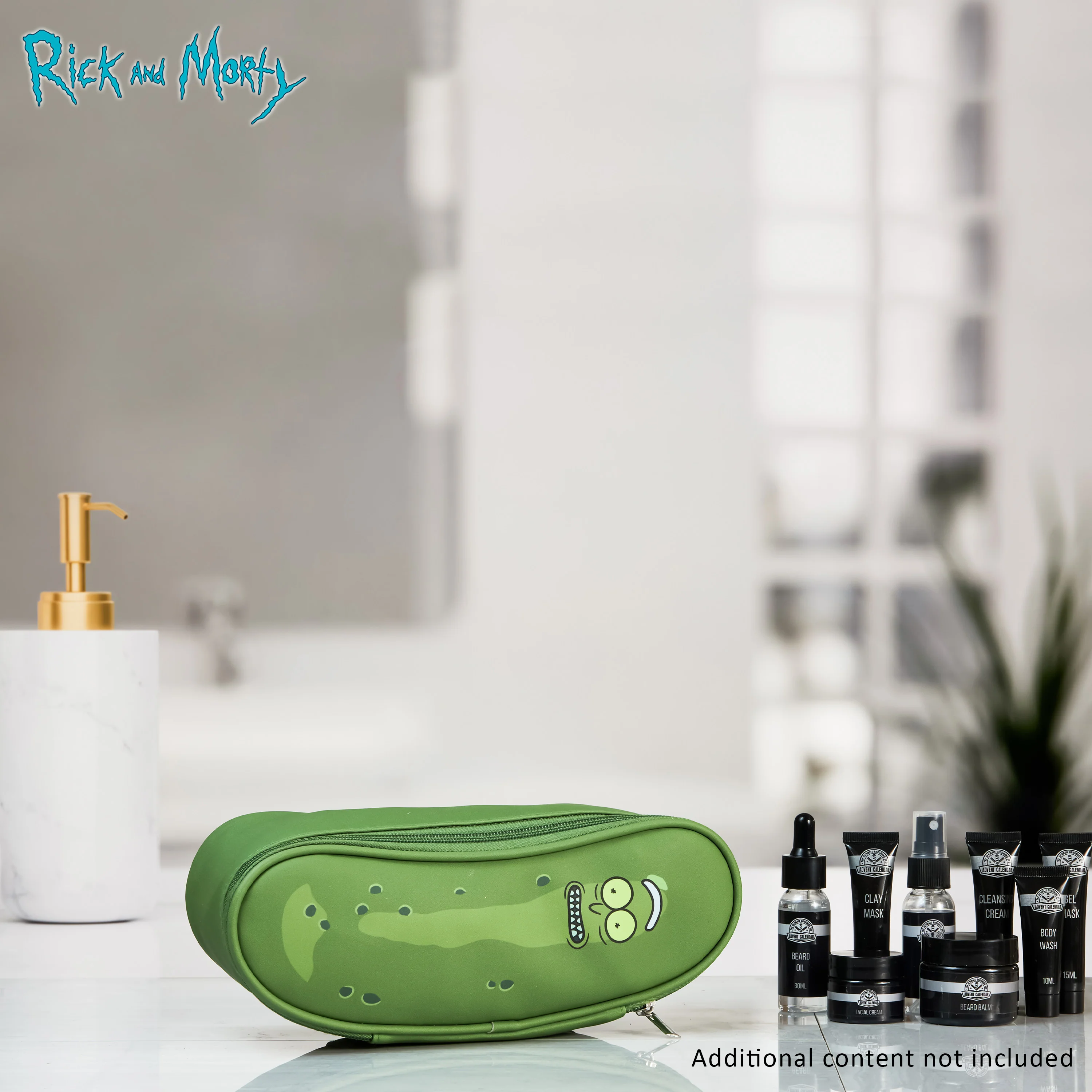 Rick and Morty Mens Toiletry Bags, Travel Toiletries Bag for Men - Image 2