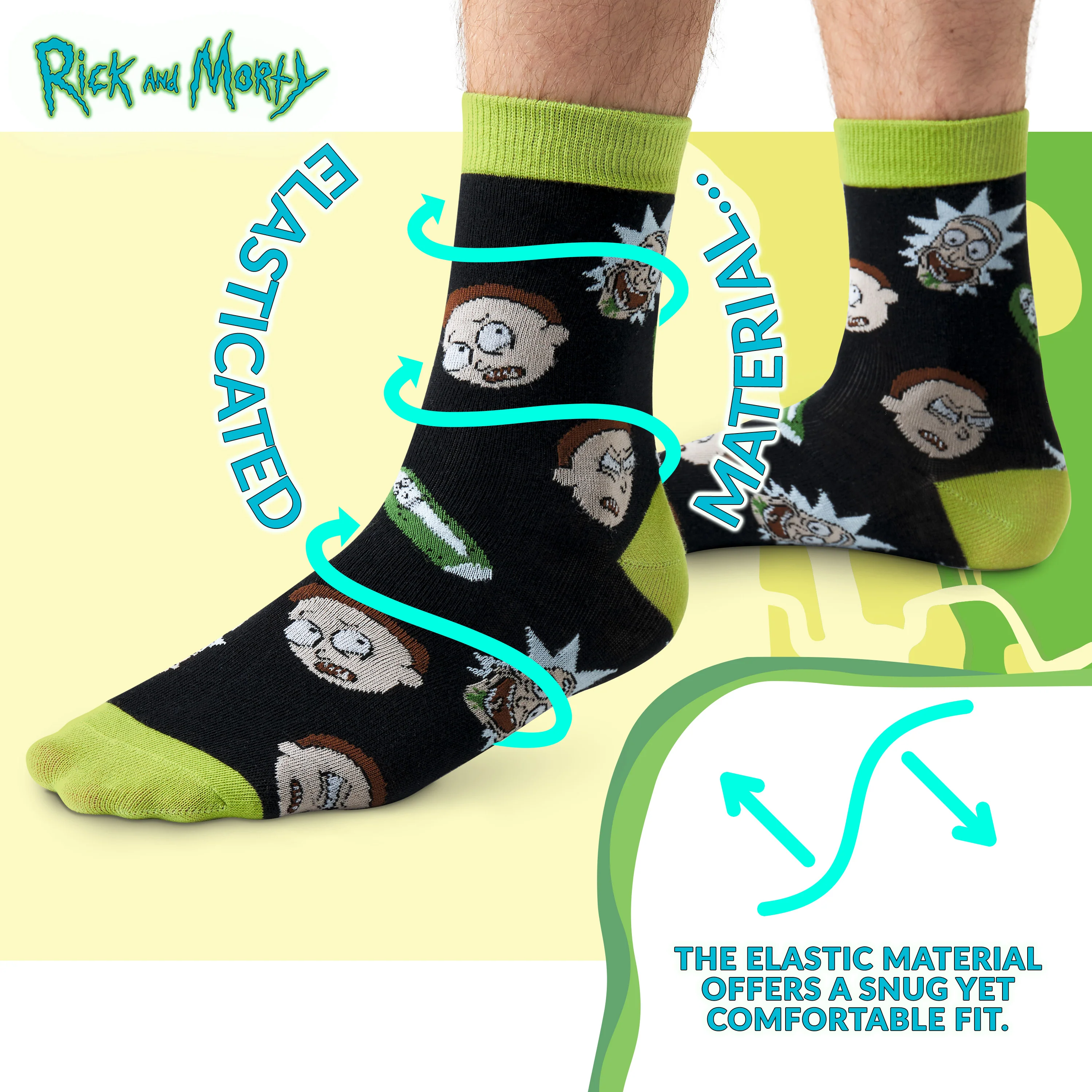 Rick and Morty Mug and Socks Set Pickle Rick Portal Mug Gift Set - Image 6