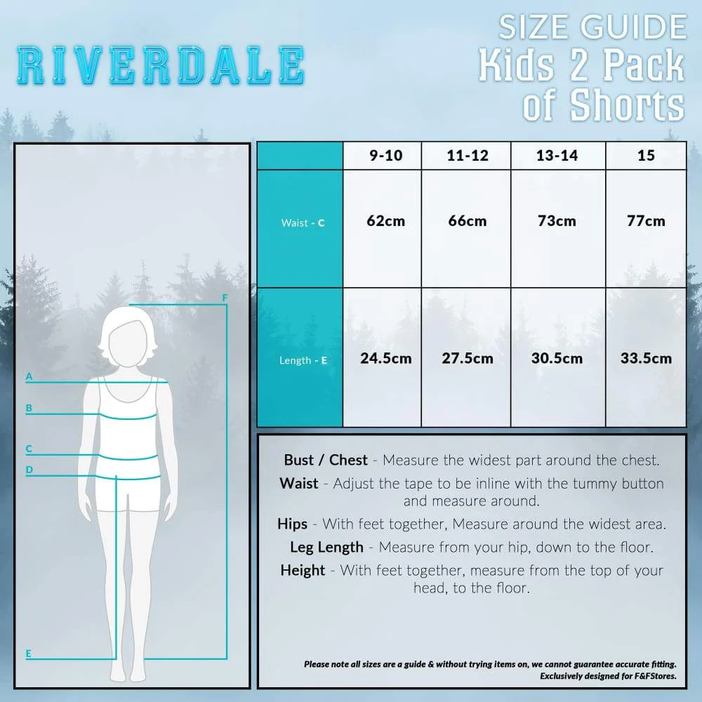 Riverdale Girls Shorts, 2-Pack Shorts for Girls, River Vixens Merchandise - Image 7
