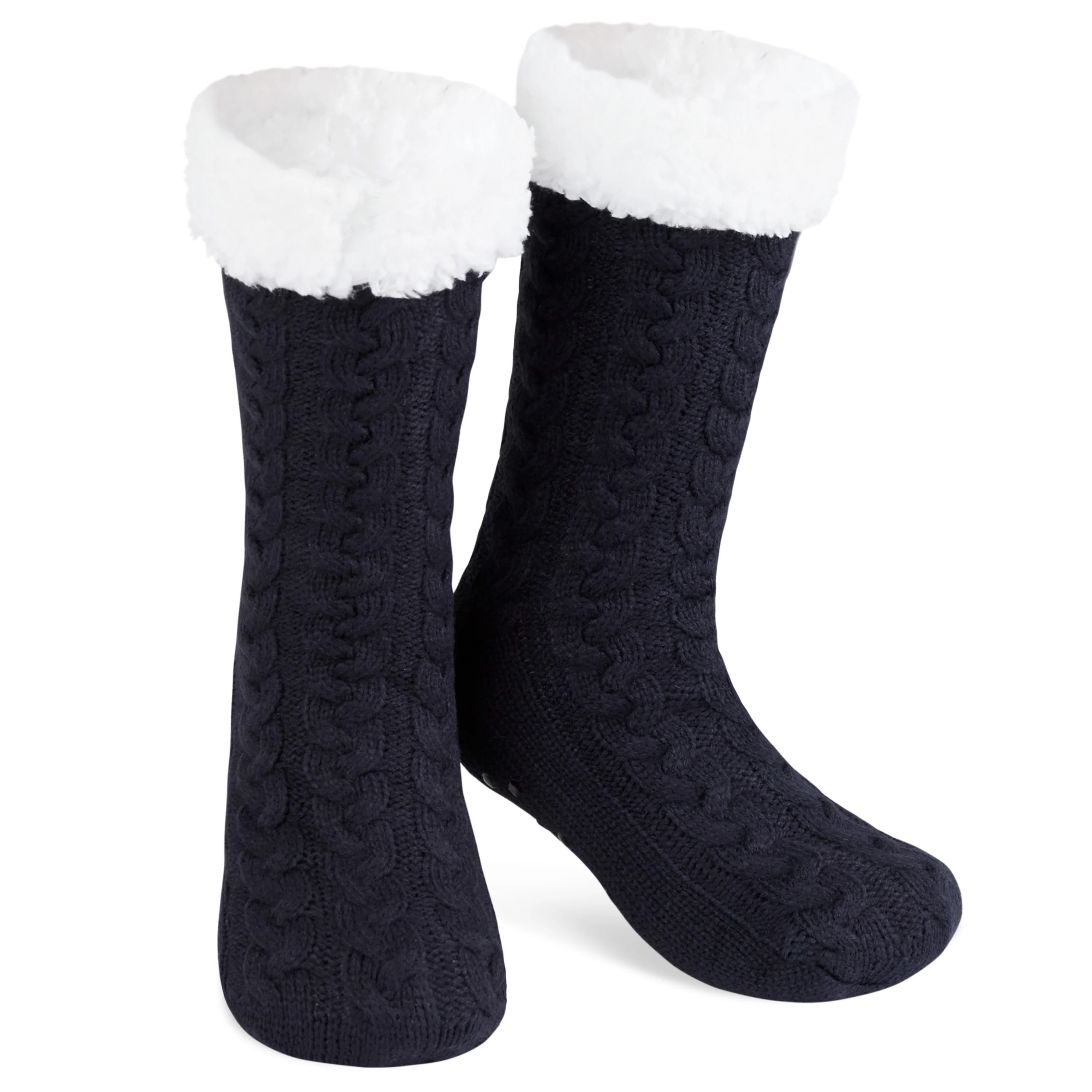 CityComfort Knitted Fluffy Slipper Socks for Women and Men - Image 8