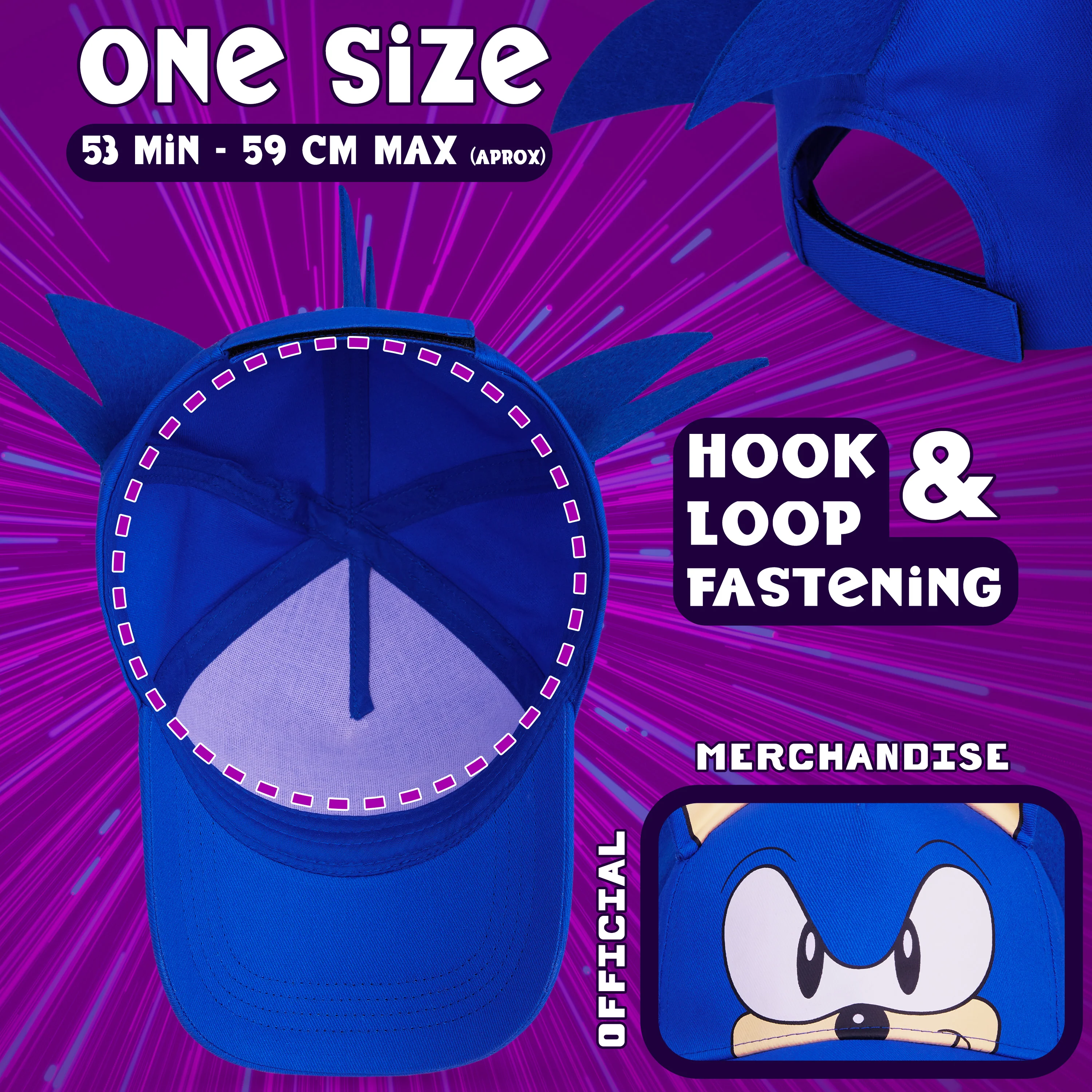 Sonic The Hedgehog 3D Baseball Cap for Boys - Image 6