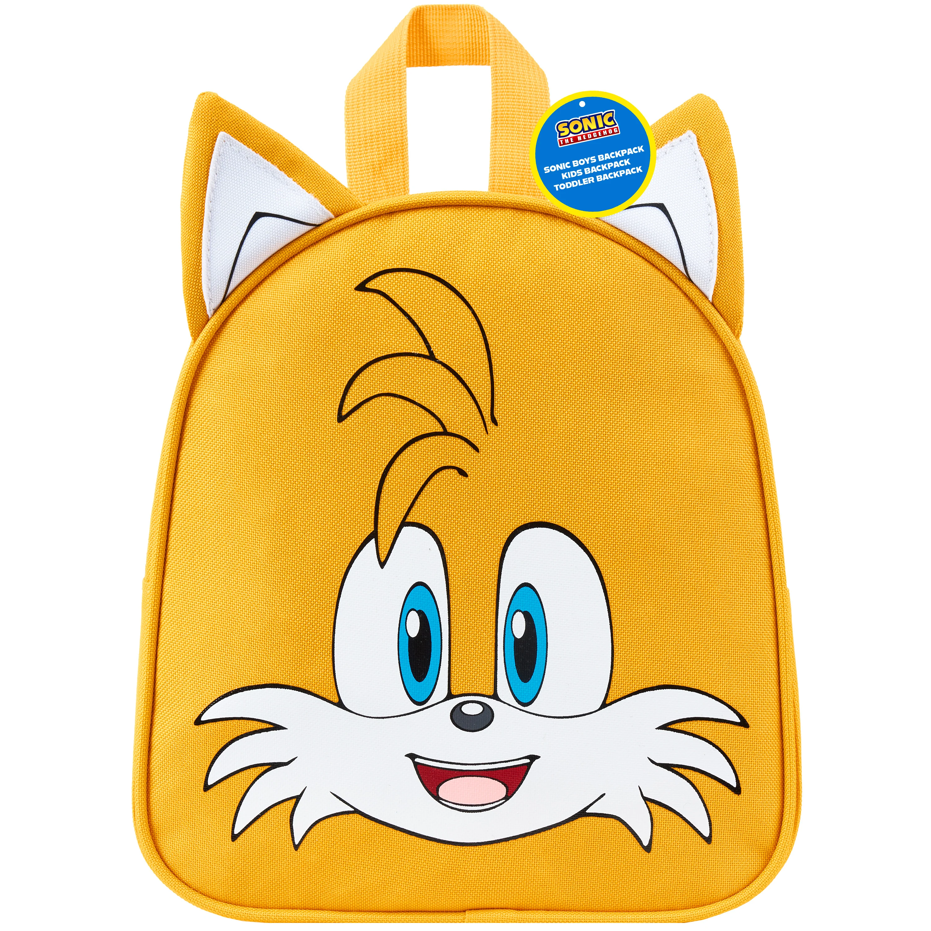 SONIC THE HEDGEHOG Backpack for Kids Tweens Rucksack Lightweight Gamer Daypack