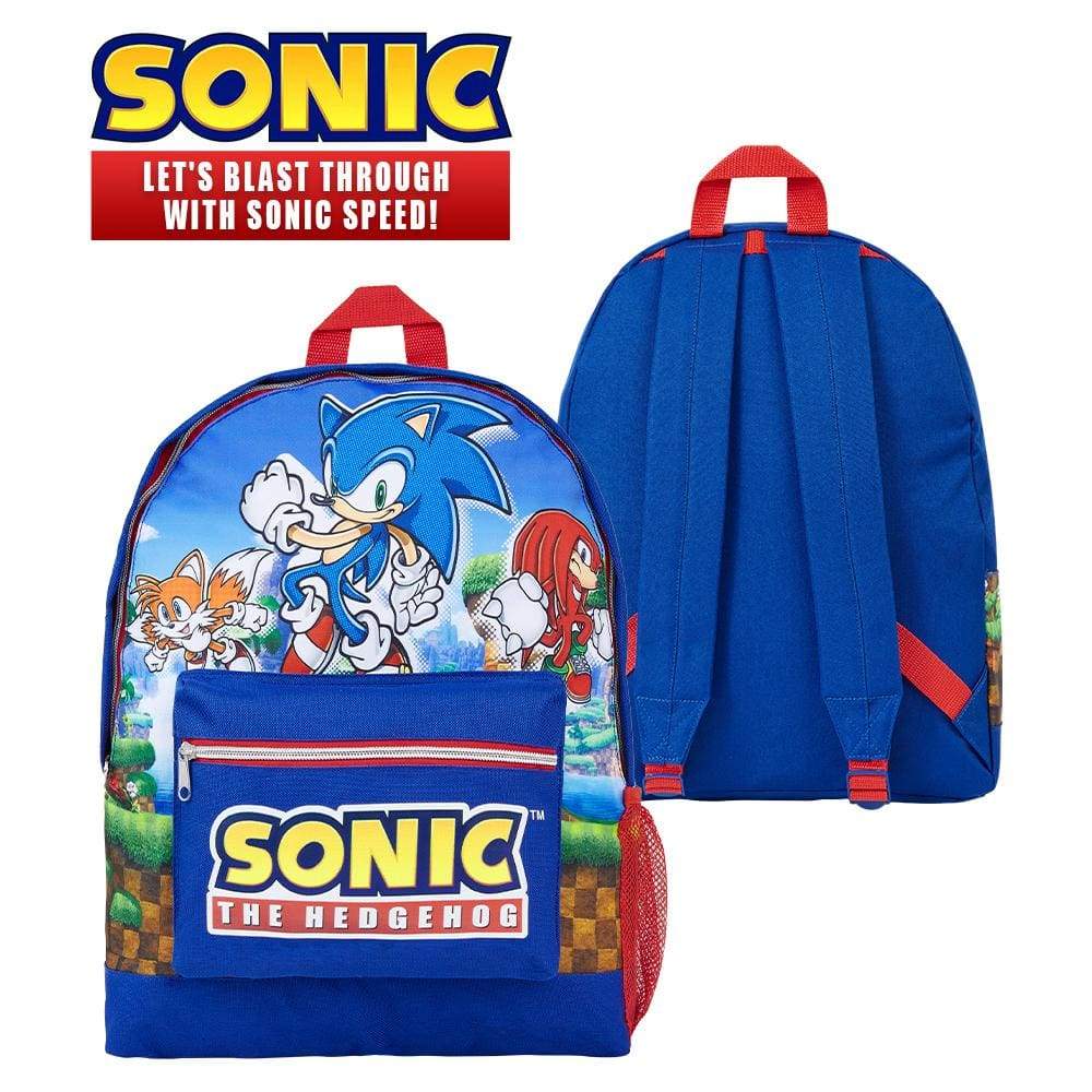 Sonic The Hedgehog Backpack Large Capacity School Bag for Children Teens - Image 5
