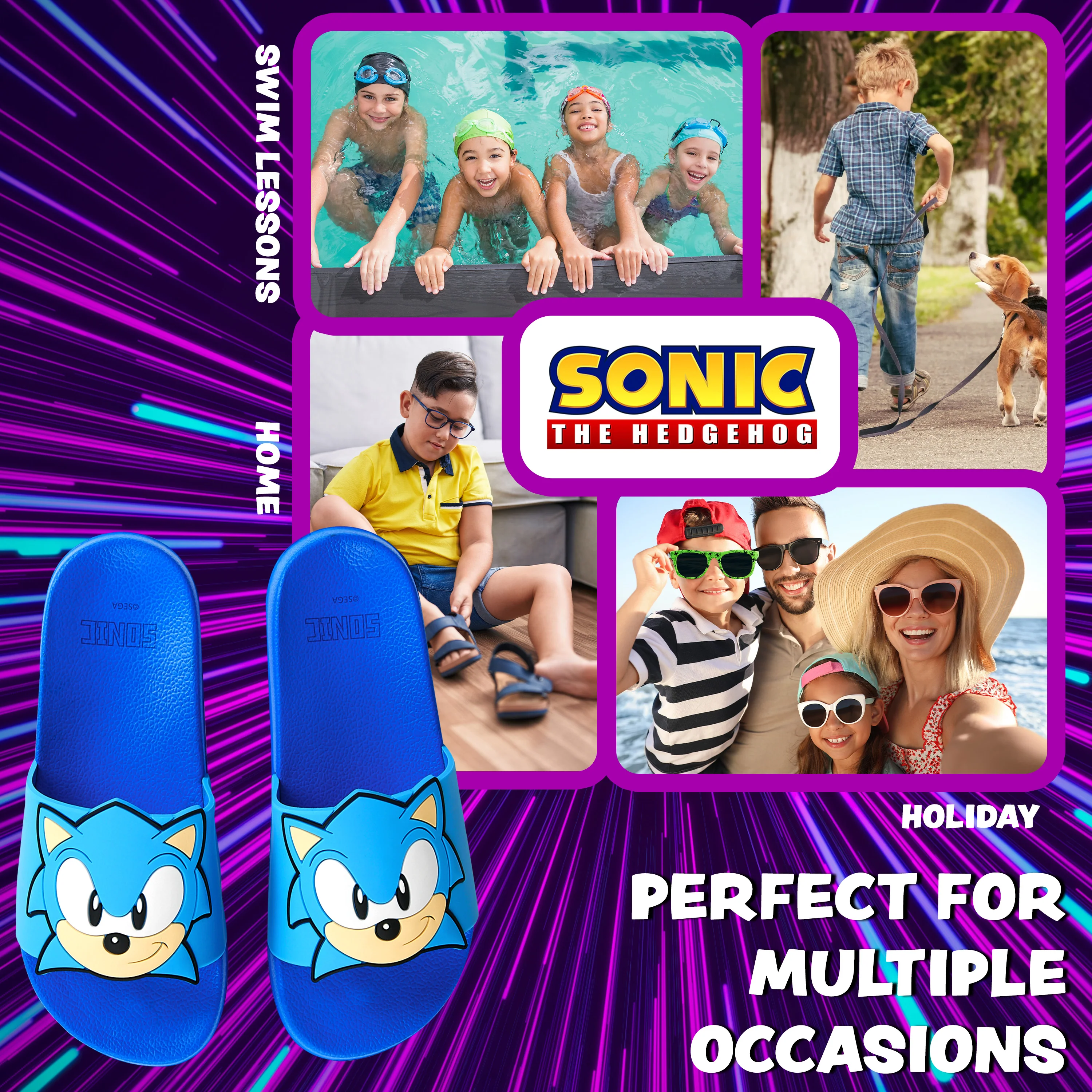 Sonic The Hedgehog Boys Sliders - Image 5