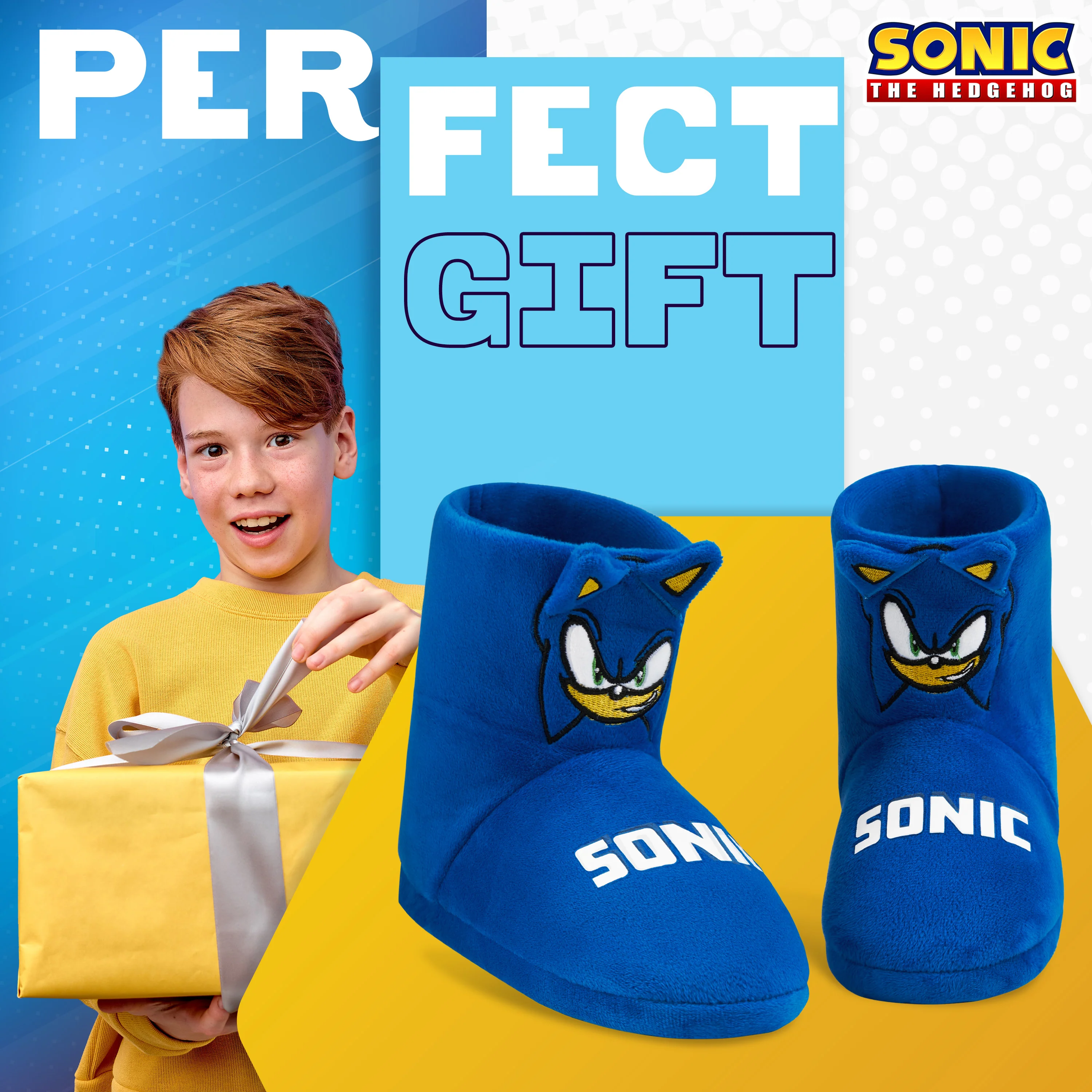 Sonic The Hedgehog Boys Slippers - Warm 3D Kids Slippers - Image 3