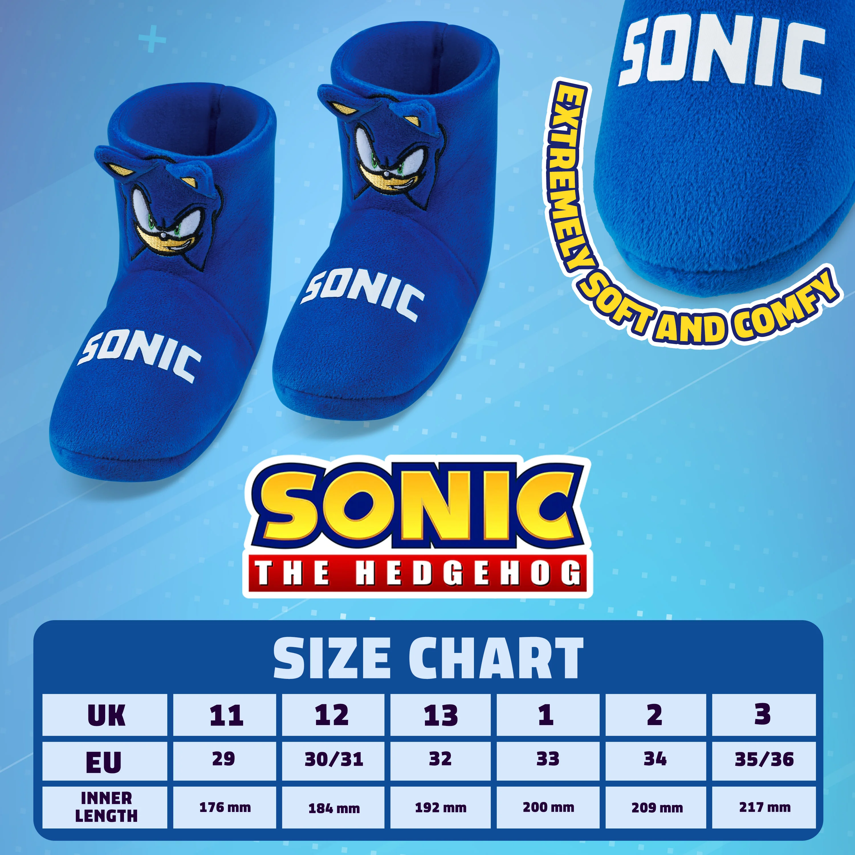 Sonic The Hedgehog Boys Slippers - Warm 3D Kids Slippers - Image 6