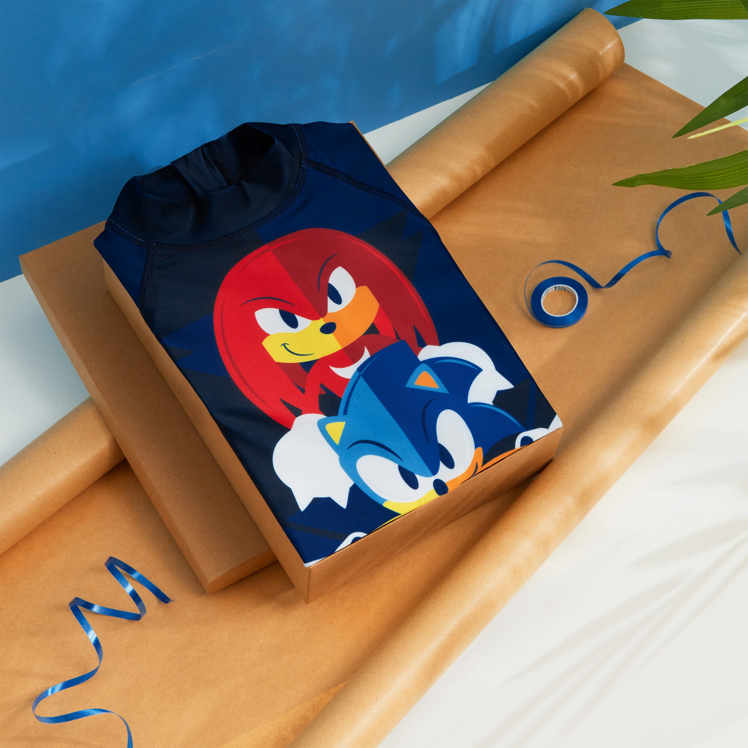 SONIC THE HEDGEHOG Boys Swimming Costume Summer Holiday Essentials for Kids Childrens Swimwear 3-10 Years Short Sleeve Full Body Swimsuit with Zip Beach Pool - Image 2