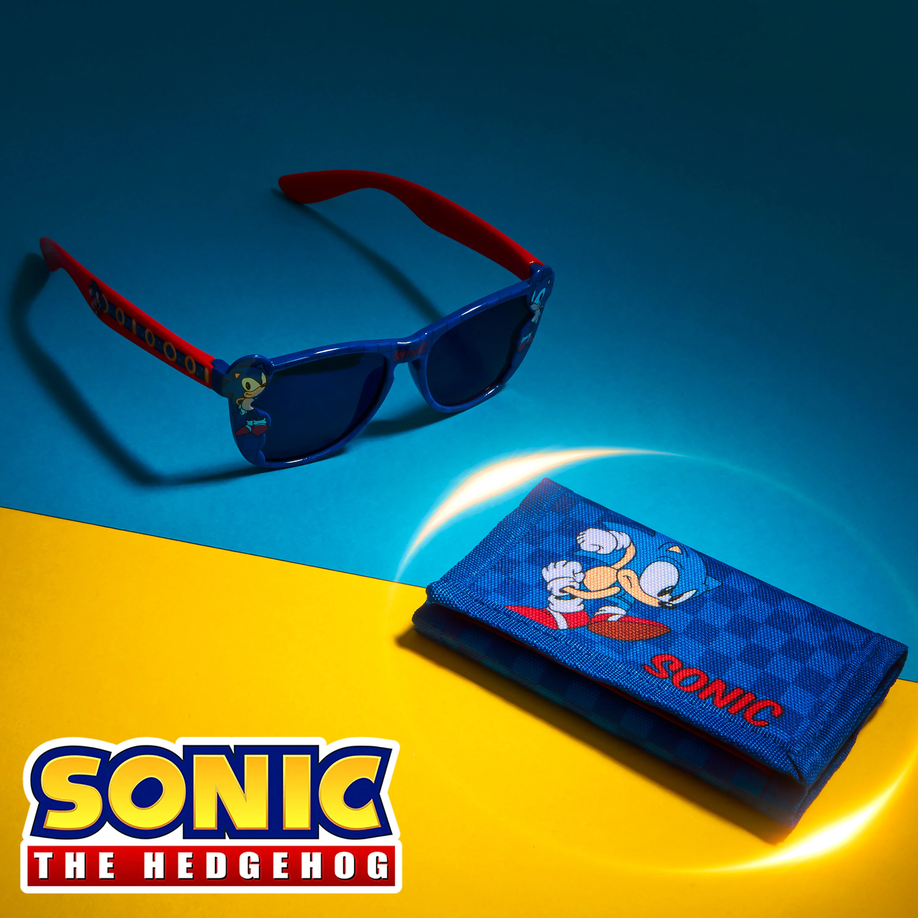 Sonic The Hedgehog Boys UV Protection Sunglasses and Trifold Wallet Set - Image 2