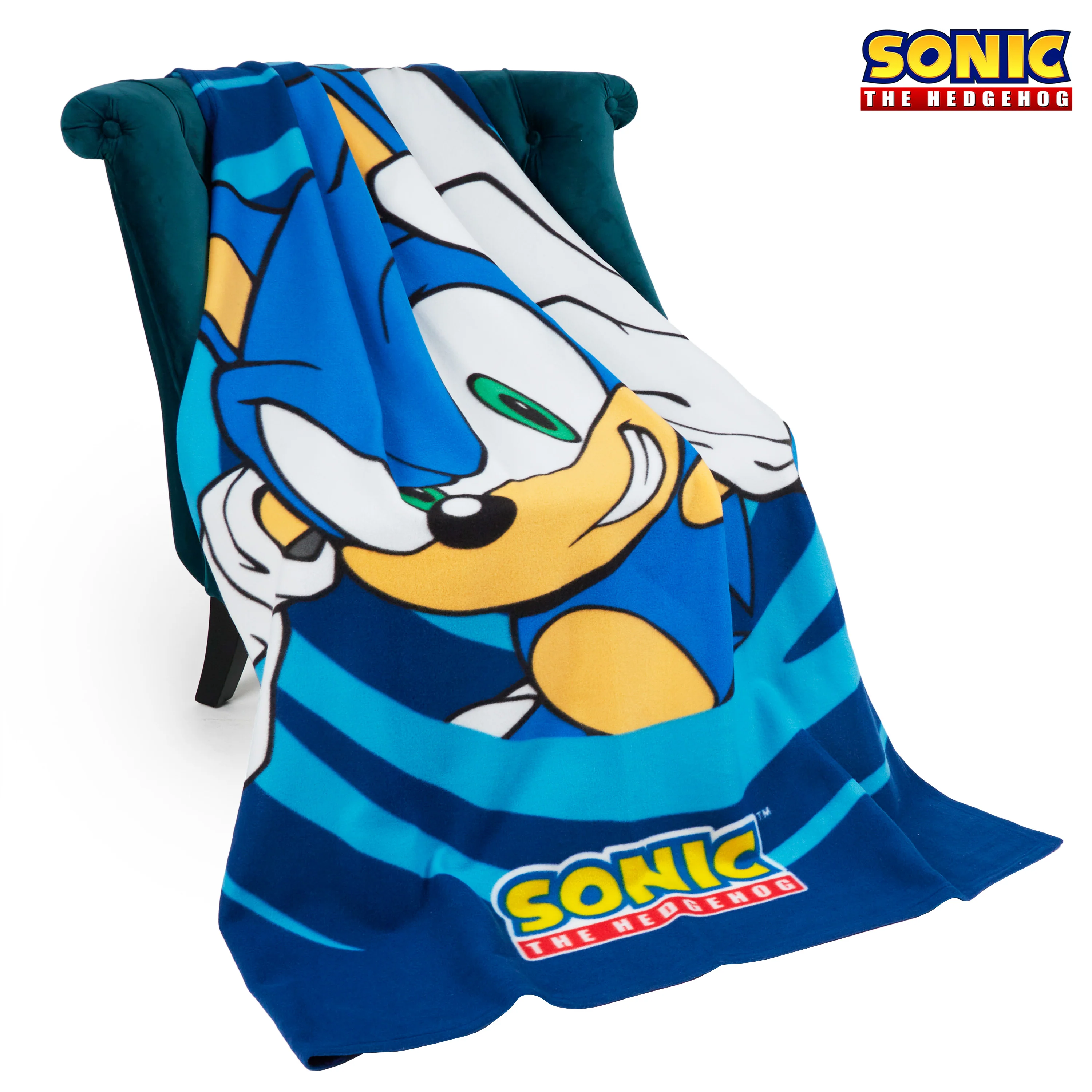 Sonic The Hedgehog Fleece Blanket for Kids, Super Soft Blanket - Image 3