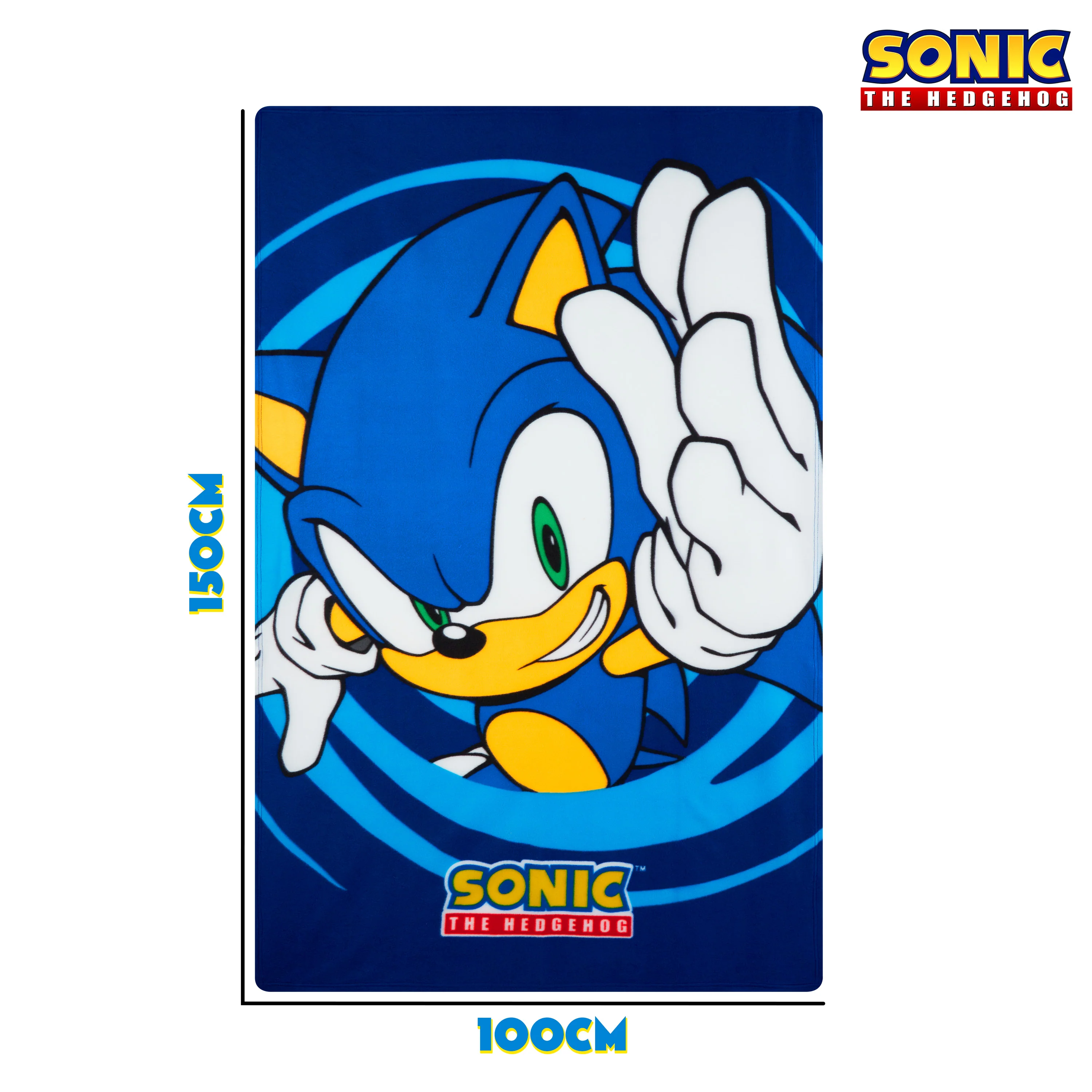Sonic The Hedgehog Fleece Blanket for Kids, Super Soft Blanket - Image 5