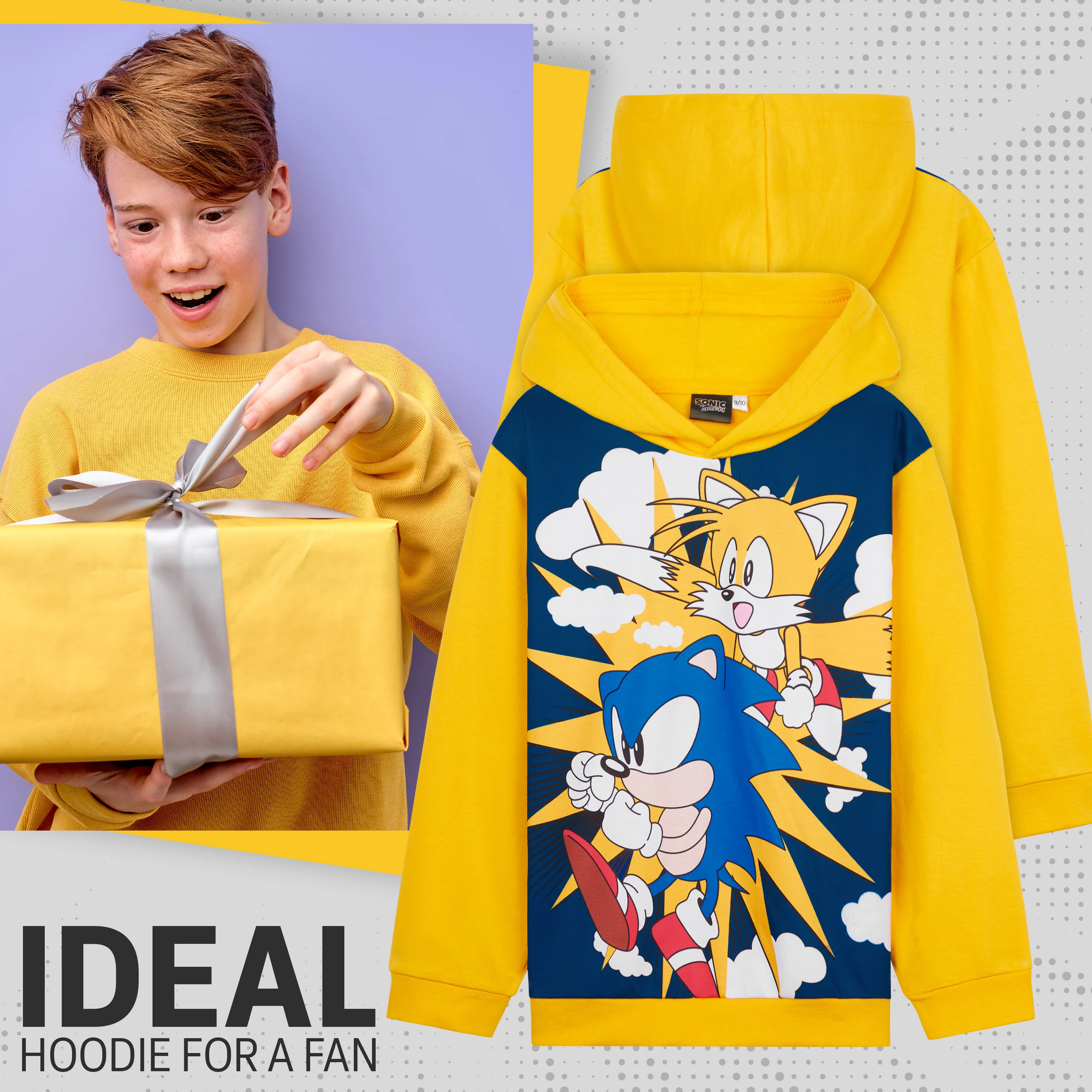 SONIC THE HEDGEHOG Hoodie for Boys Teens Shadow Knuckles Tails Warm Hooded Sweatshirt Jumper Casual Pullover - Image 4
