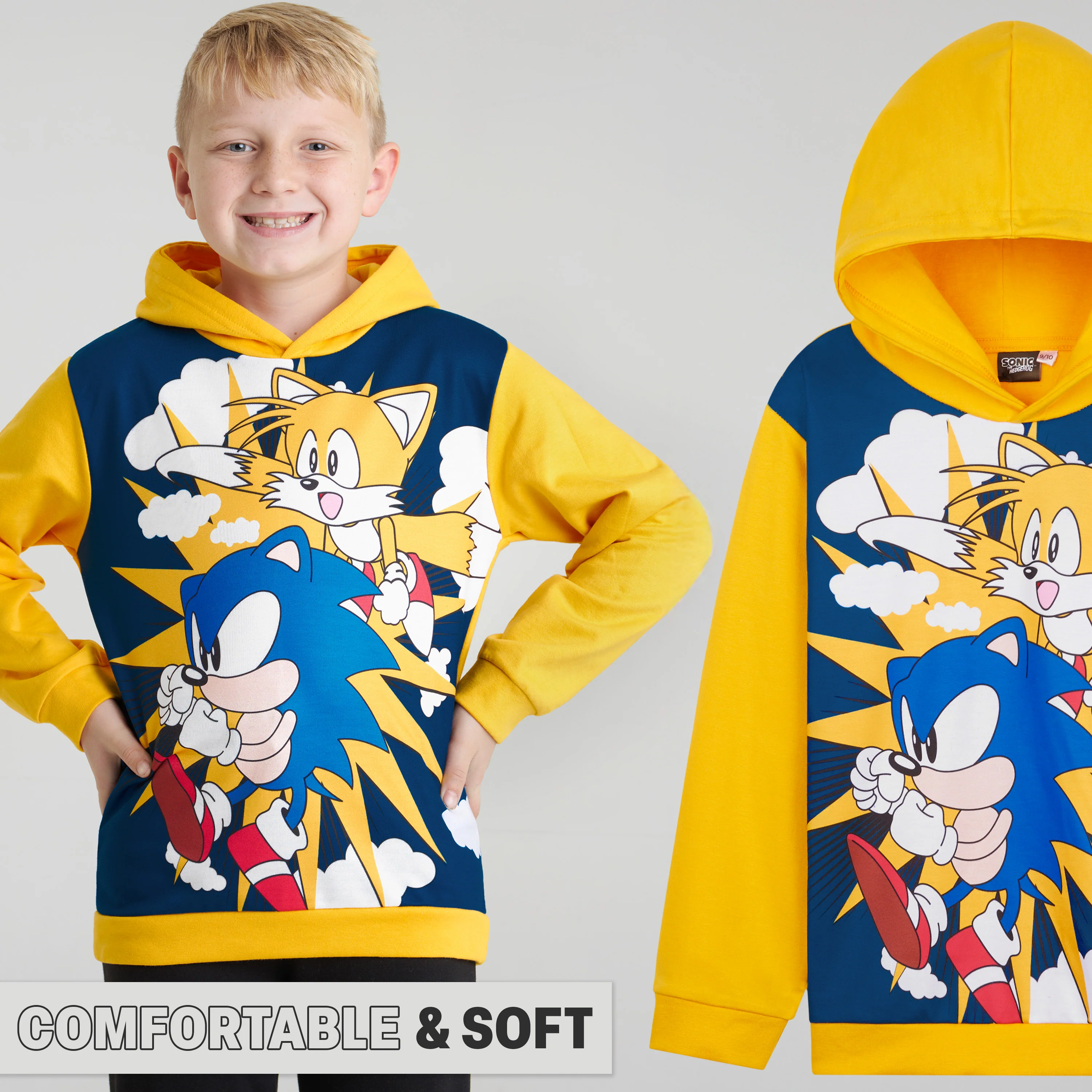 SONIC THE HEDGEHOG Hoodie for Boys Teens Shadow Knuckles Tails Warm Hooded Sweatshirt Jumper Casual Pullover - Image 5