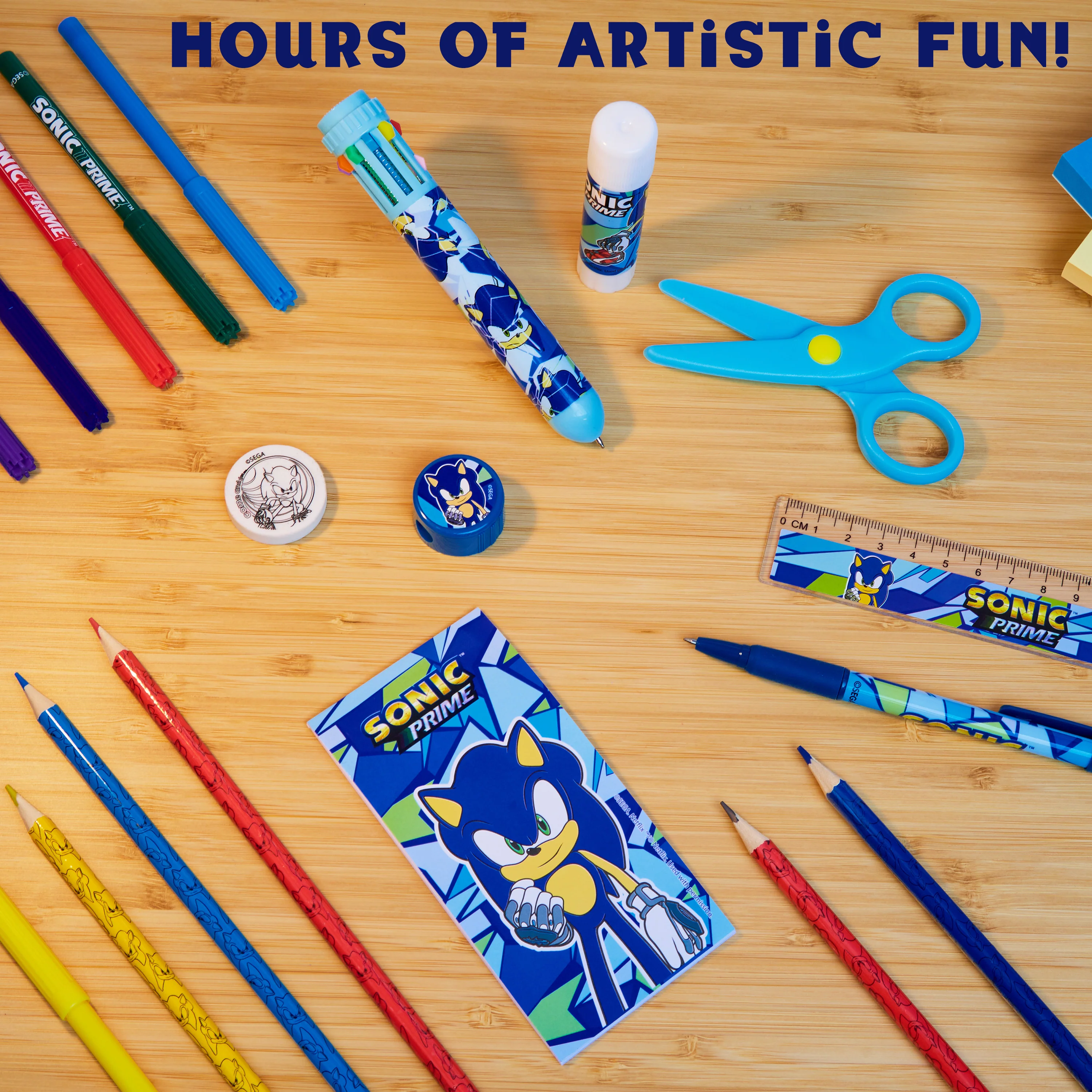 Sonic The Hedgehog Kids Pencil Case with Stationery Included - Image 5