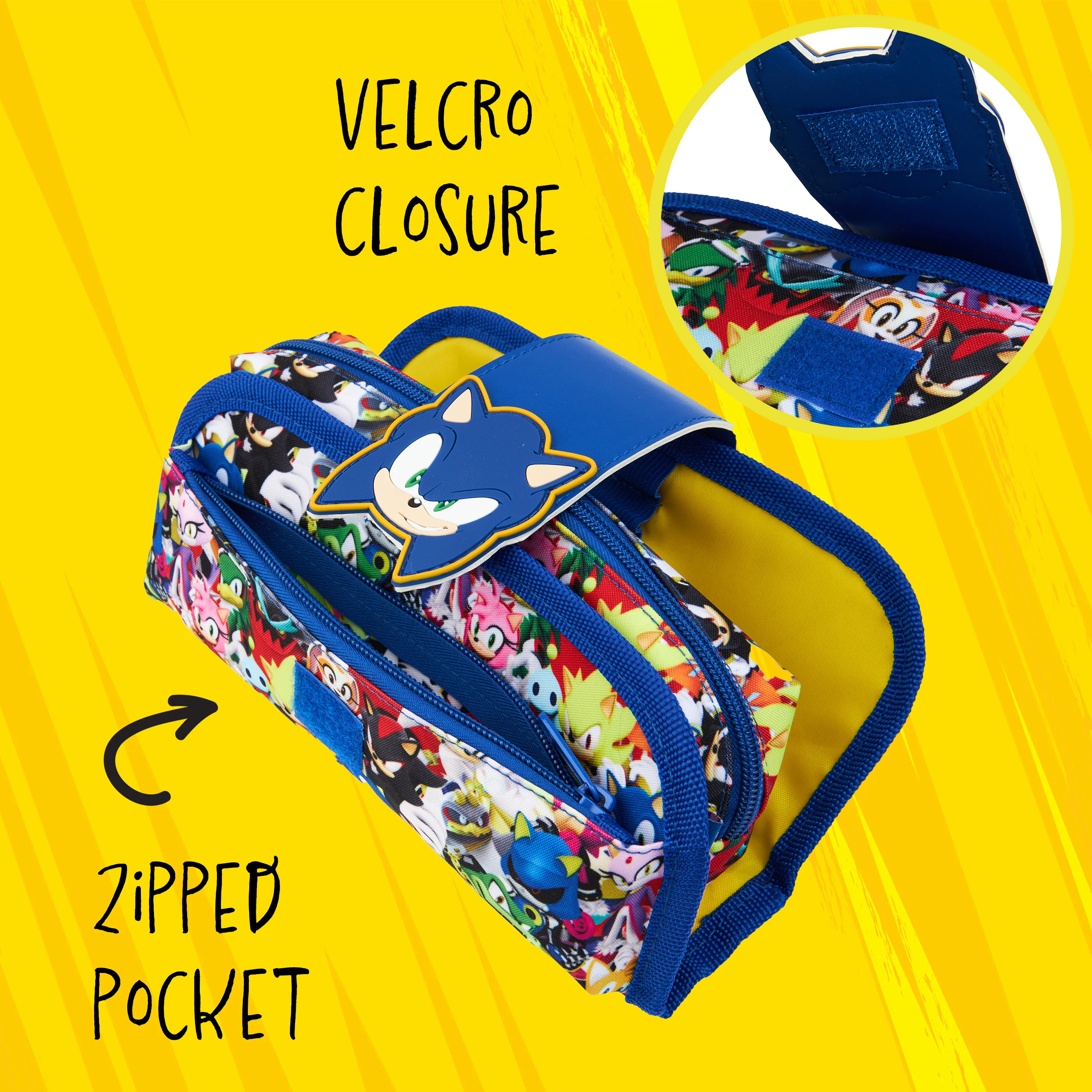 Sonic The Hedgehog Pencil Case for Boys - Image 3