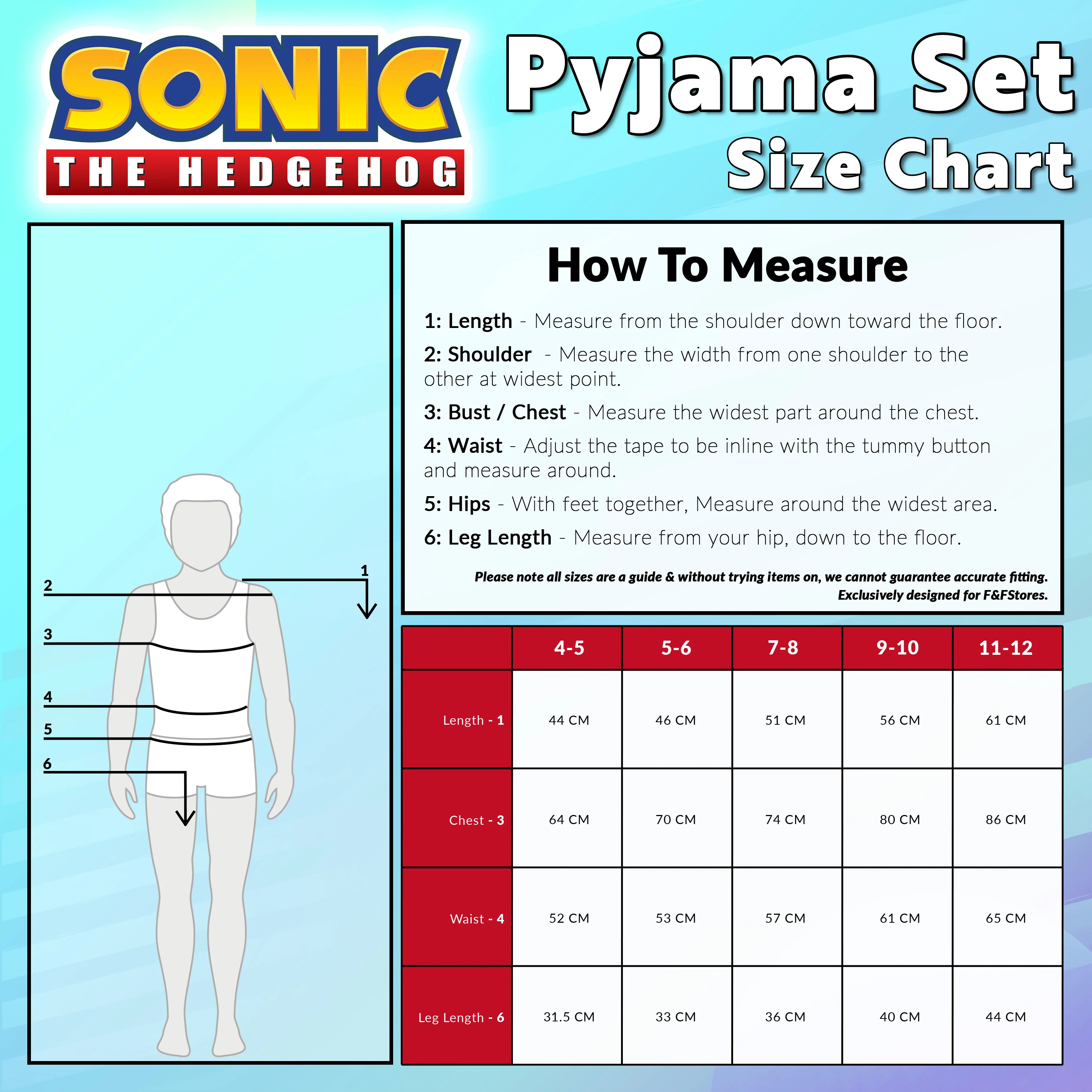 SONIC THE HEDGEHOG Pyjamas for Boys Short Summer PJs Soft Breathable Lounge Wear - Image 6