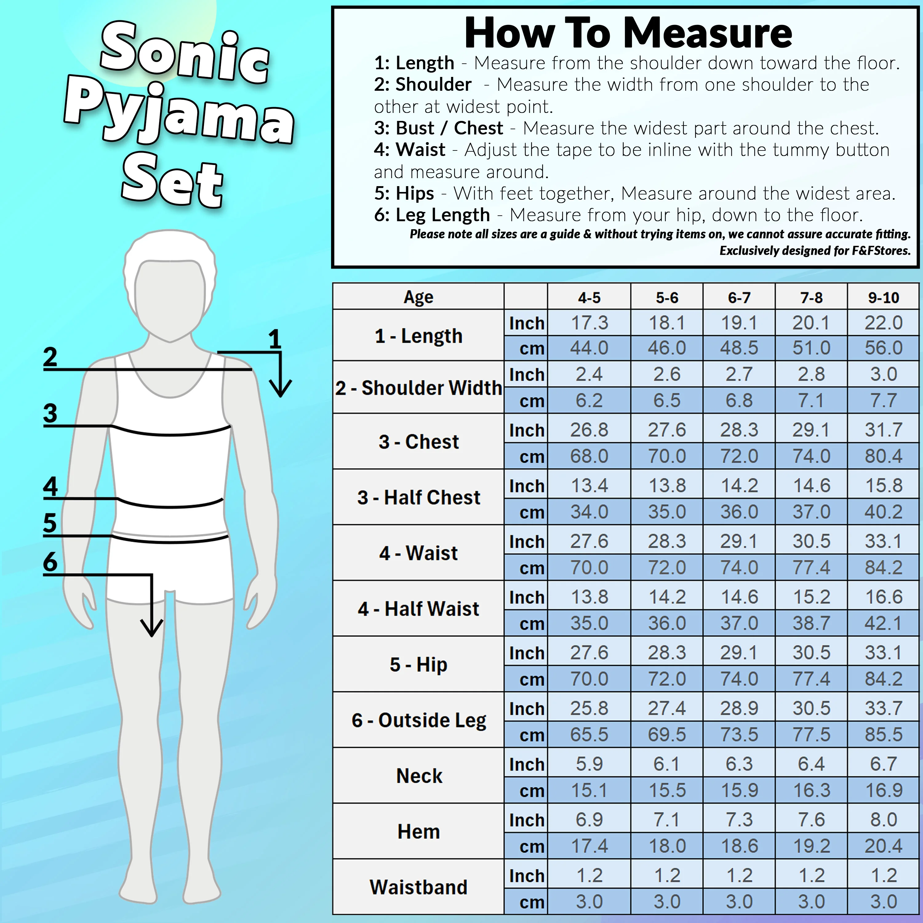 SONIC THE HEDGEHOG, Shadow Boys Long Sleeve Pyjama Set, Cosy Nightwear Soft PJs - Image 6